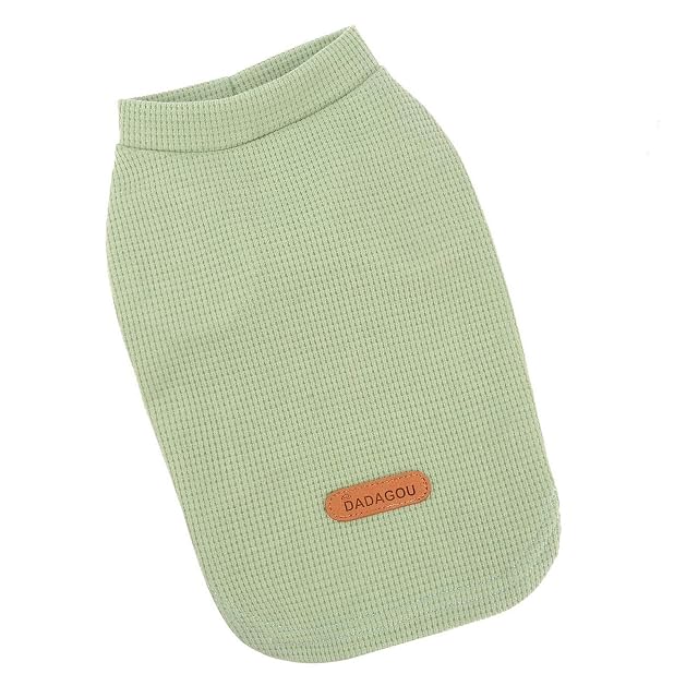 Foto 5 de 8 de PAIDEFUL Camisas para Perros Pequeños Medianos Gatos Color Sólido Suave de Algodón Chaleco sin Mangas…