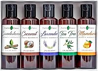 Vista 12 de Aceite de masaje de sándalo, hecho con jojoba, vitamina E y aceite esencial de sándalo puro, relajación natural para cuerpo y mente, aromático