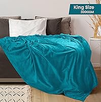 Vista 402 de Utopia Bedding - Manta de vellón de lujo, mullida, antiestática; manta de suave microfibra de 8.8 oz/yd² (300 g/m²) para sofá y cama; tamaño Gris