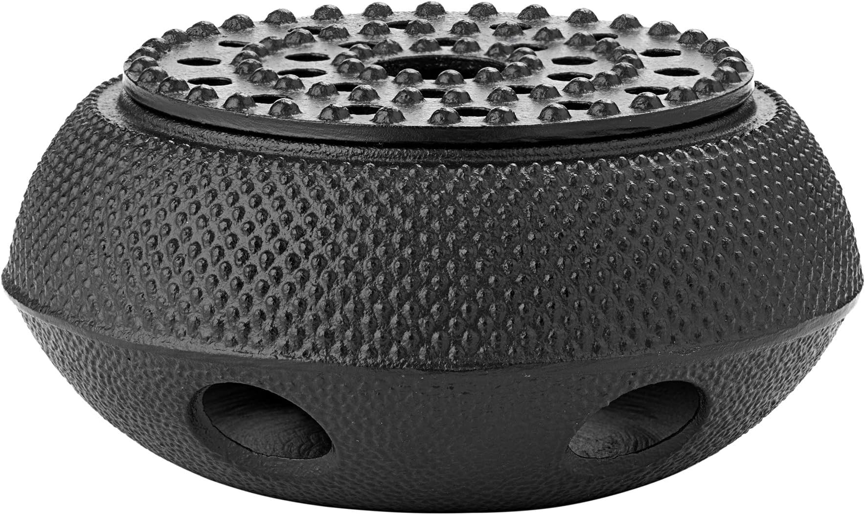 Old Dutch International 6" Matte Black Teapot Cast Iron Tetsubin Warmer 5.7"