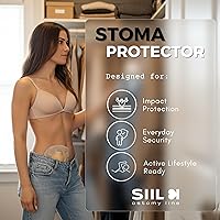 Vista 2 de SIIL Protector de estoma para bolsas de ostomía. Protege tus bolsas de colostomía y suministros de ileostomía con protector de estoma Funda