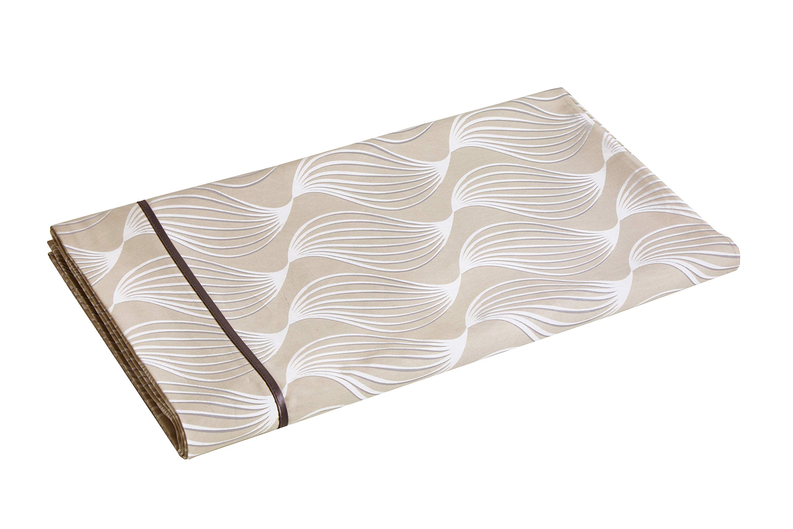 Blanc des VosgesFrill Deer Hemp Sheet 240 x 300 cm Printed Satin 120 Threads/cm2