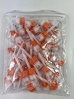 Vista 6 de 48pcs Impression Dental Mixing Tips DX-Mixer® (Crown&Bridge 1:1 Ratio) Orange Wing