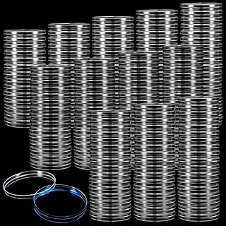 500 Pack Sterile Petri Dishes with Lids Clear Plastic Petri Dish 90mm Dia x 15mm Deep Round Lab Petri Dishes for Lab Analysis, School Projects, Seed Cultivation, Science Themed Party