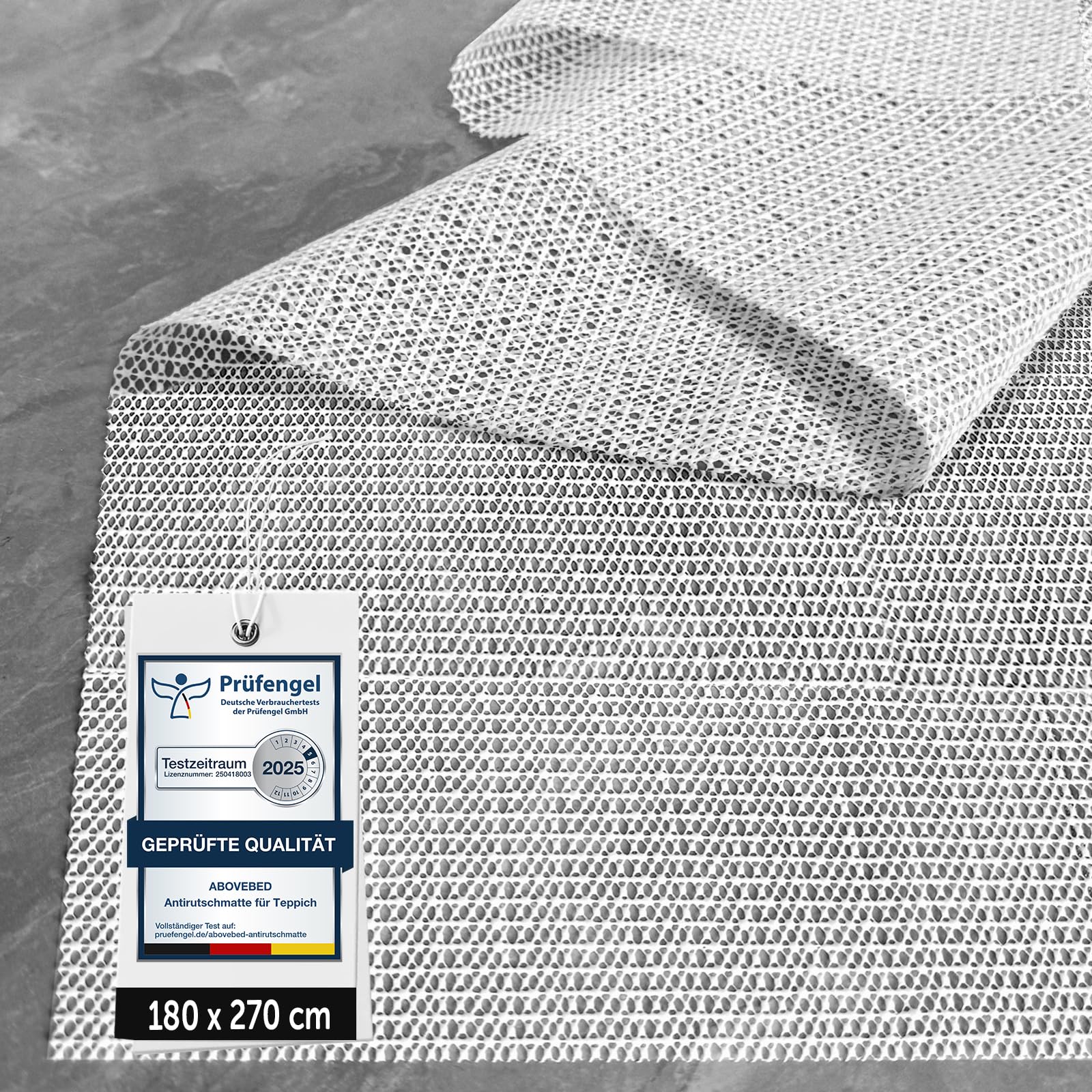 Alfombrilla antideslizante para alfombra 180 x 270 cm bajo mesa comedor y suelo madera