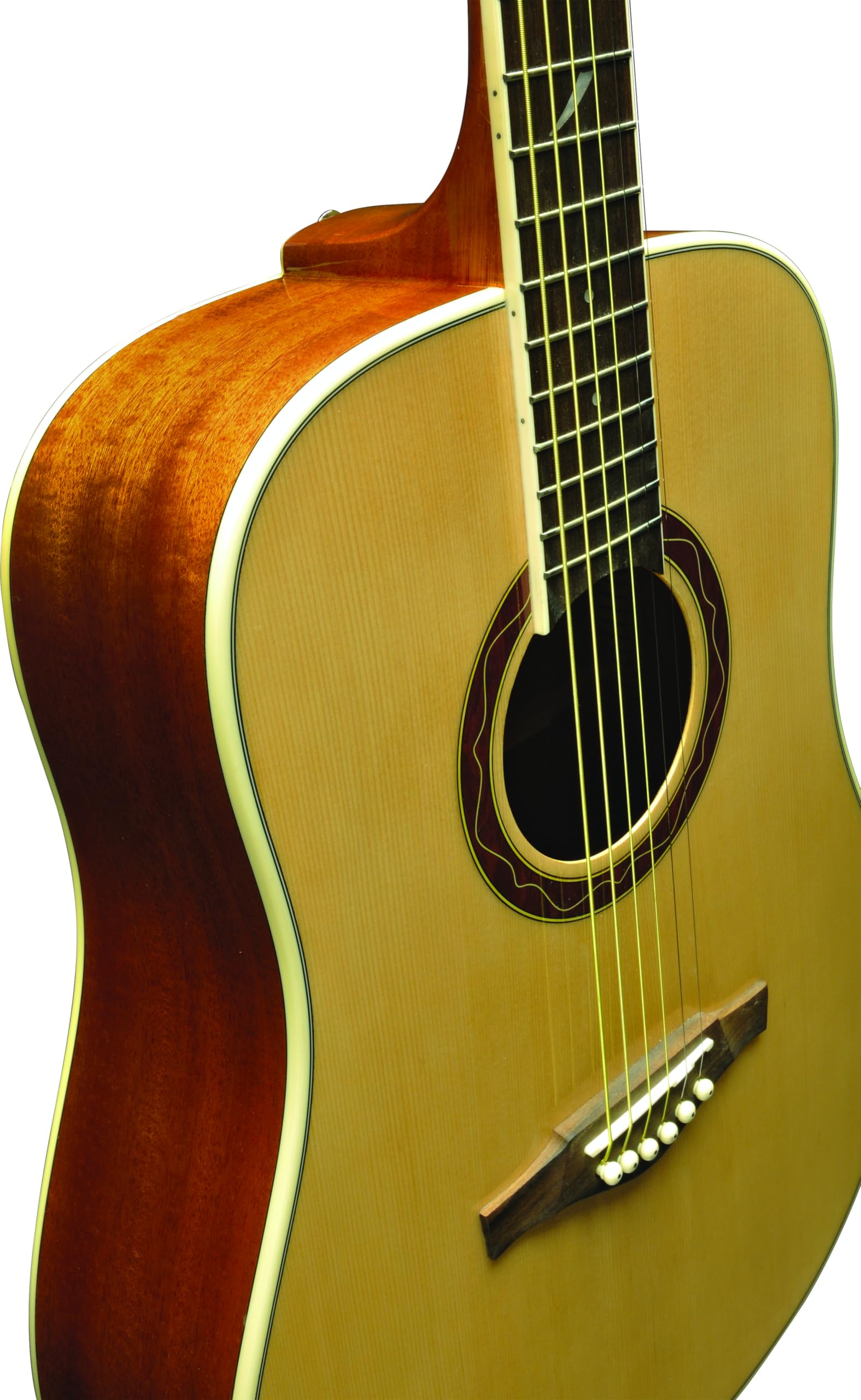 EKO GUITARS - ONE D150 NATURAL,Chitarra Acustica Dreadnought serie ONE, top Abete Sitka laminato, Fasce e Fondo in Mogano Sapeli laminato, manico in Mogano, Finitura Gloss, Scala 650mm, Colore Natural