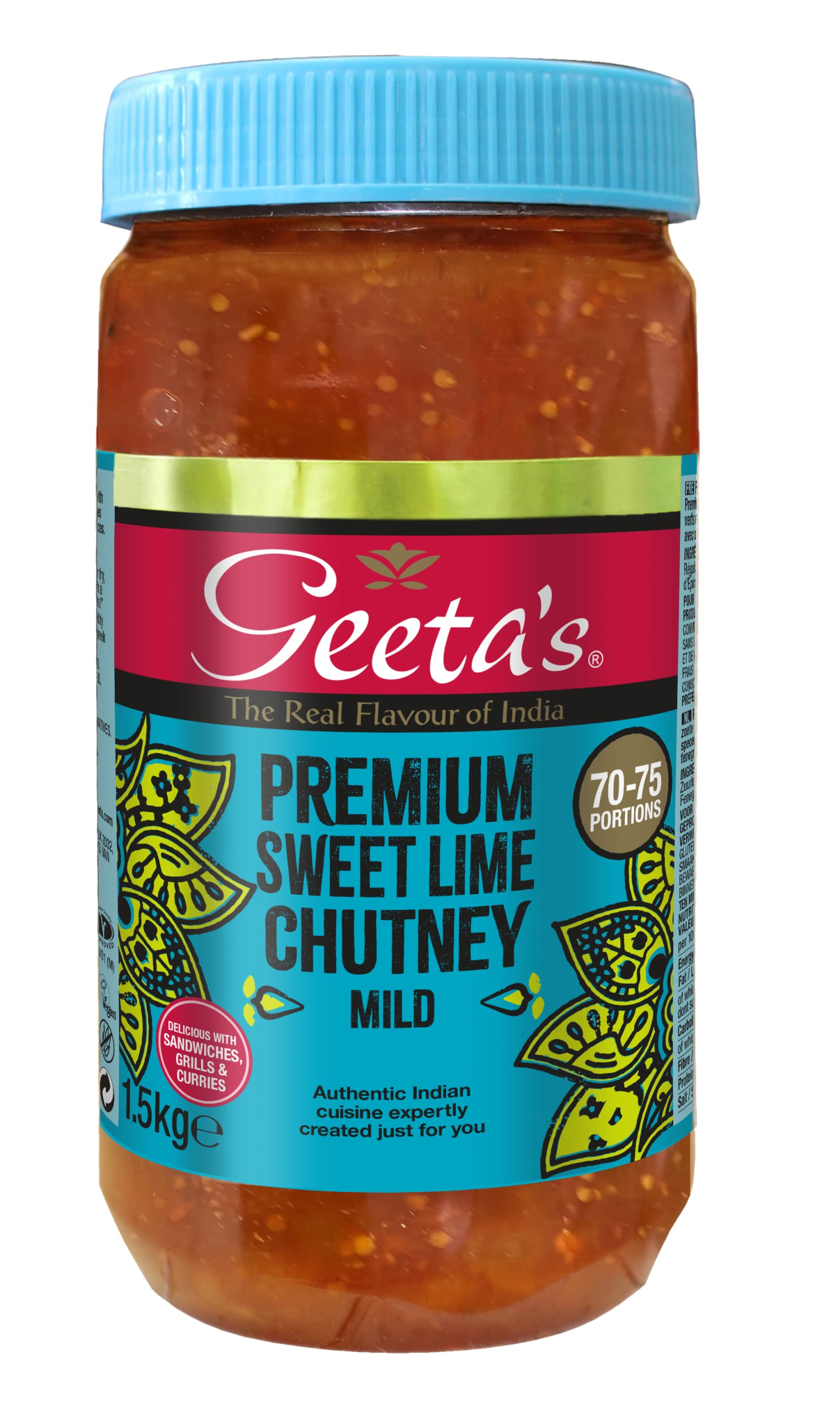 Geeta's Premium Sweet Lime Chutney 1.5kg