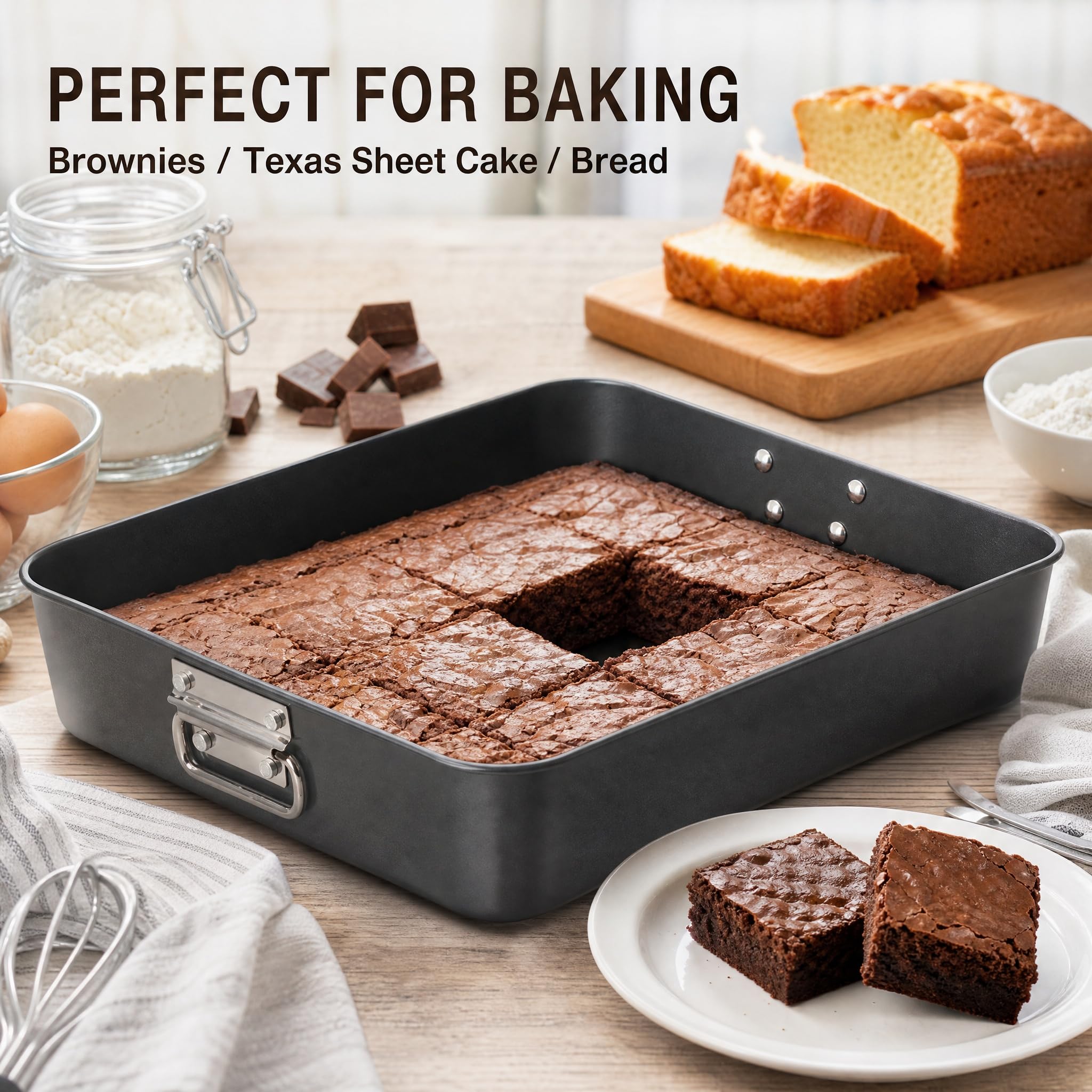 Jucoan Lasagna Pan - Large Baking Dish -6