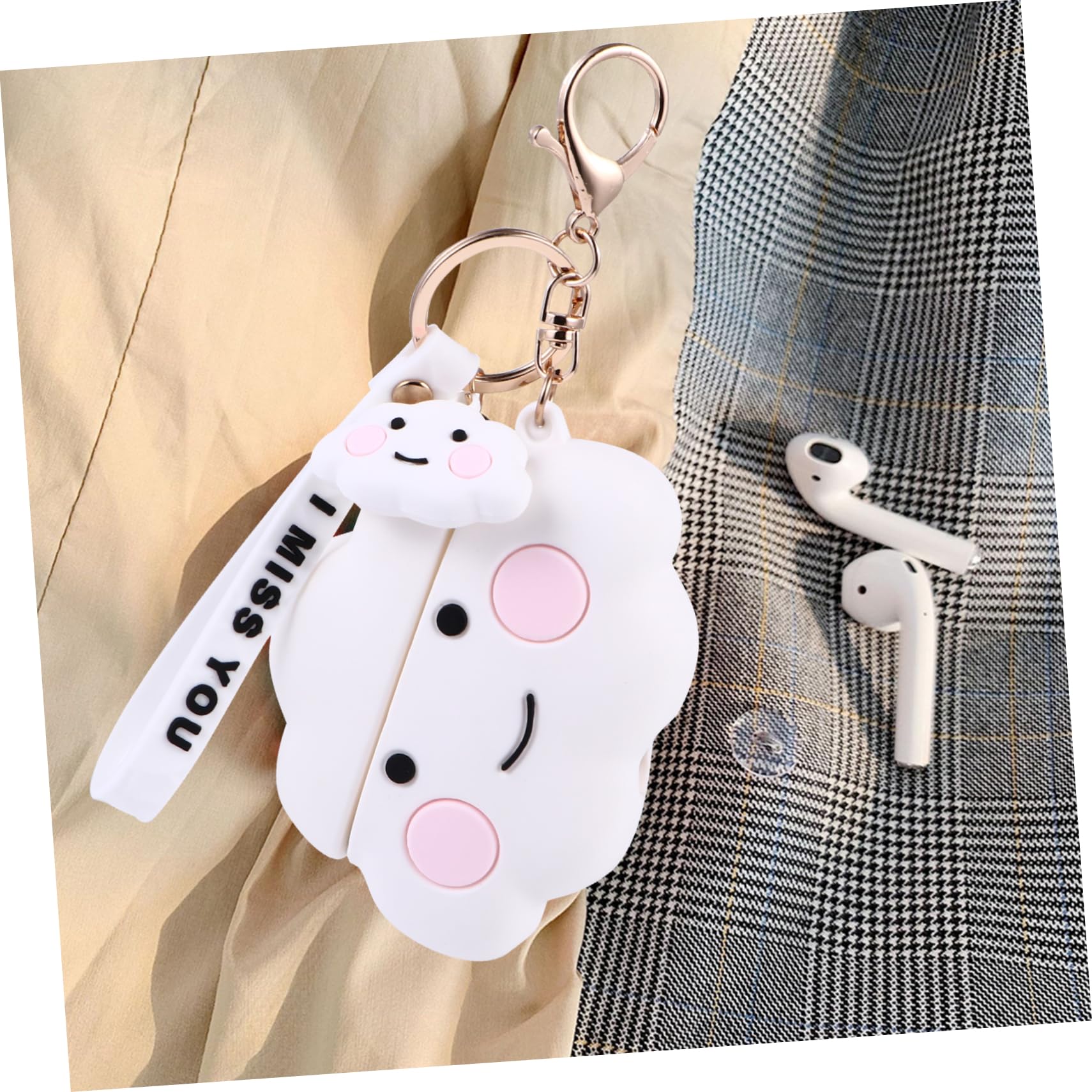 Uonlytech 3 Piezas 3 Estuche de Carga Funda de Carga para Auriculares Protector Auriculares inalámbricos Protector de Estuche para Auriculares inalámbricos Gel de sílice