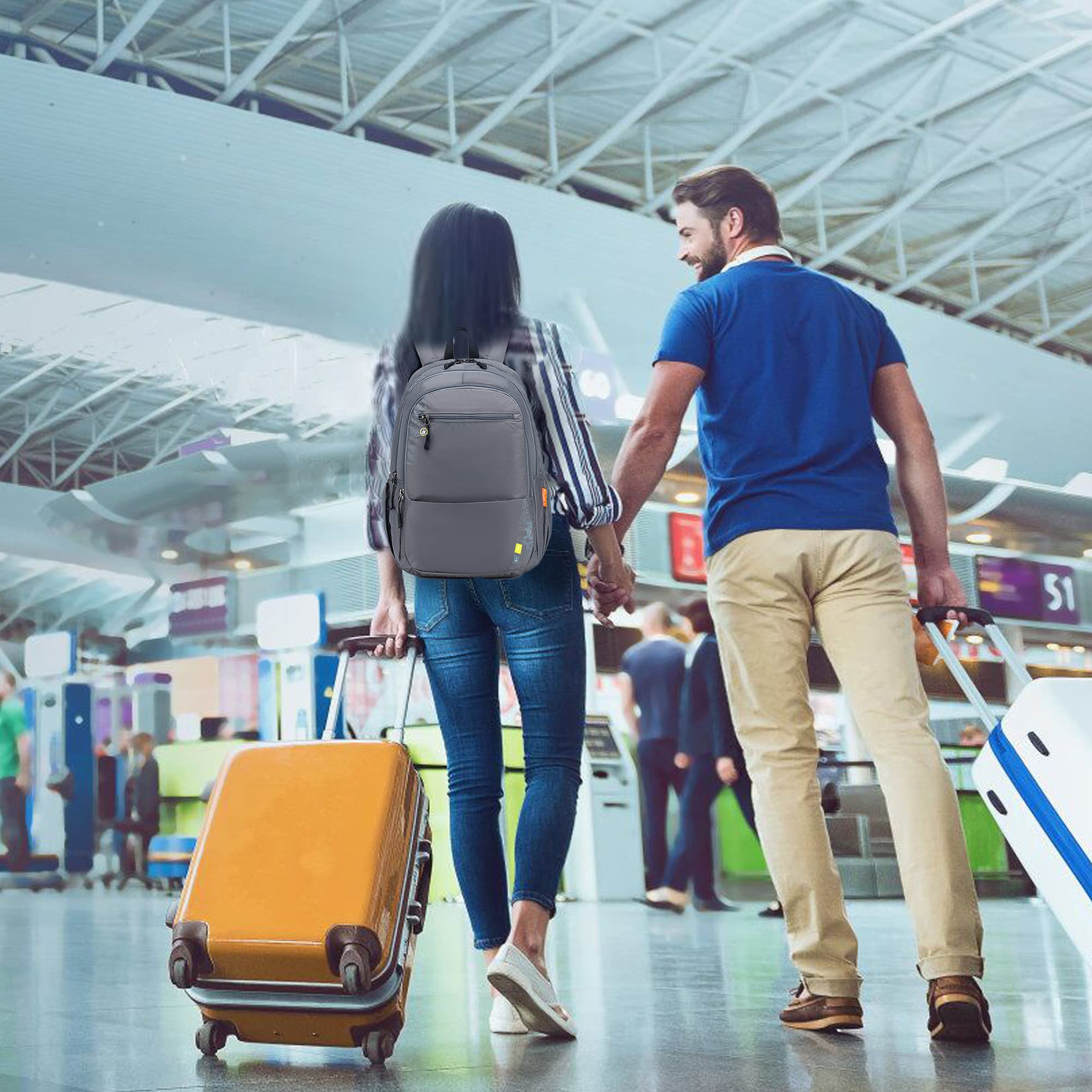 SPAHER Zaino Ryanair 40x20x25 Bagaglio a Mano 40x20x25 Ryanair Zaino da Viaggio Impermeabile Borsa 40x20x25 Ryanair Zaino Scuola 20L Wizzair Easyjet Zaino da Escursionismo Campeggio per Uomo Donna