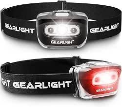 LED Headlamp 2-pack Battery Powered (AAA) (Batteries Not Included) |