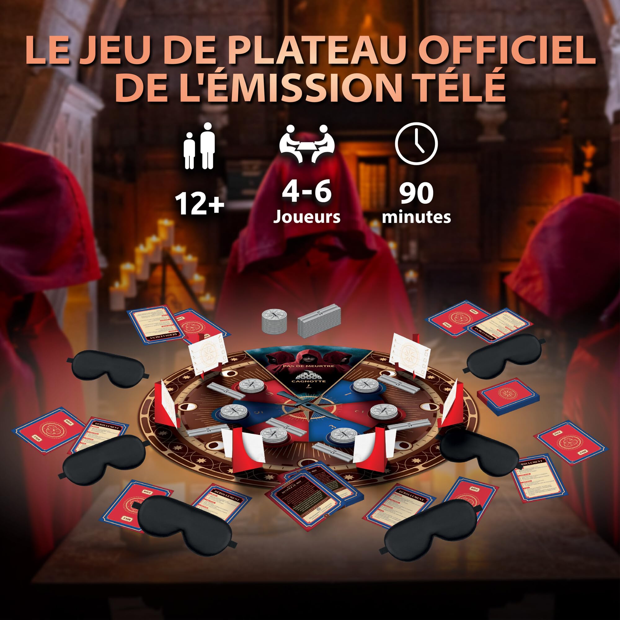 Les Traîtres Jeu de Société, Bluff et Déduction, 4 à 6 Joueurs, dès 12 Ans | Avec 6 nouvelles aventures, des rôles cachés, des missions et des votes à la Table Ronde pour une grande rejouabilité