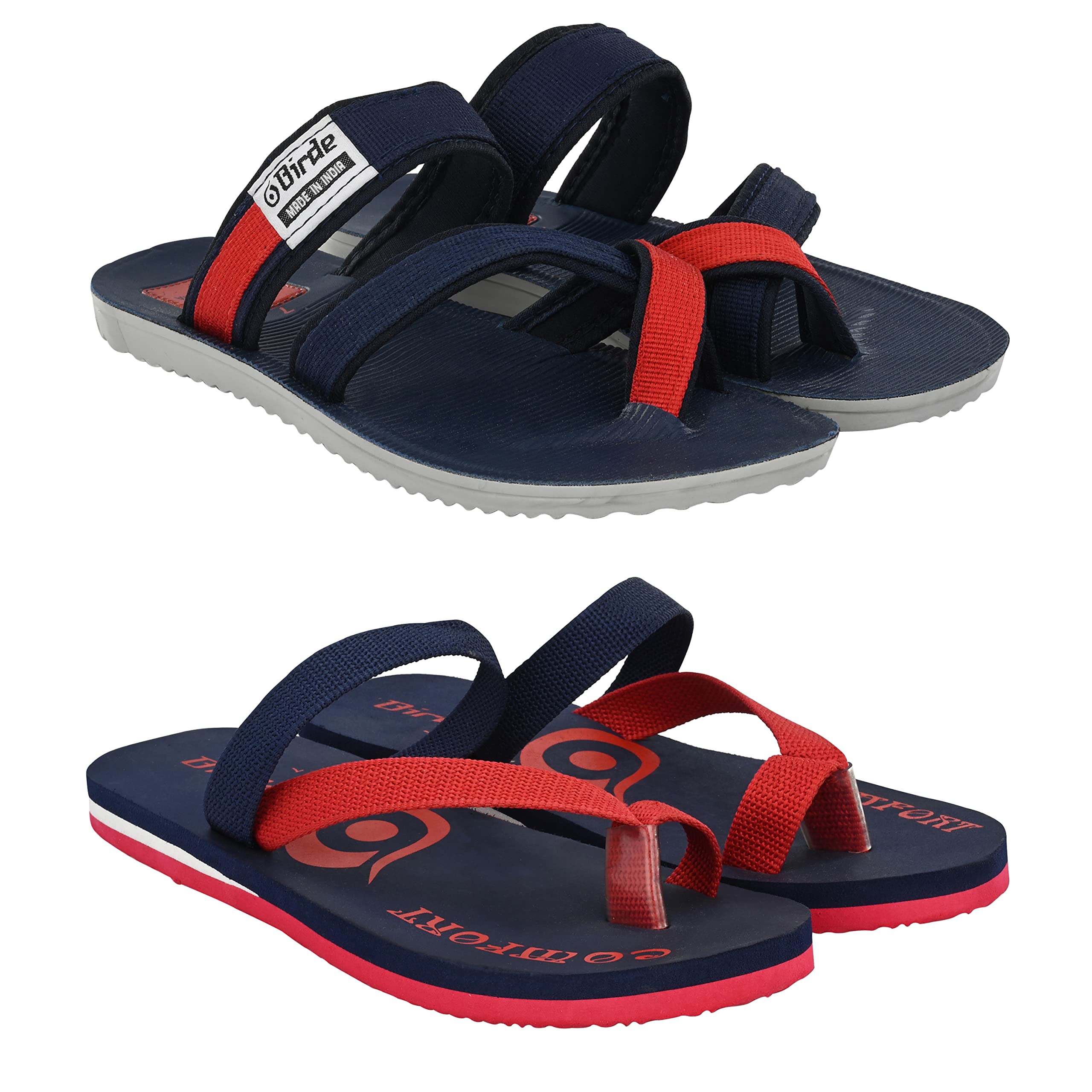Birde Slippers and Flip Flops for Men BRD-730-BRD-572_8 (Combo Pack of 2) Blue (B0B577LX5D) Amazon Price History, Amazon Price Tracker