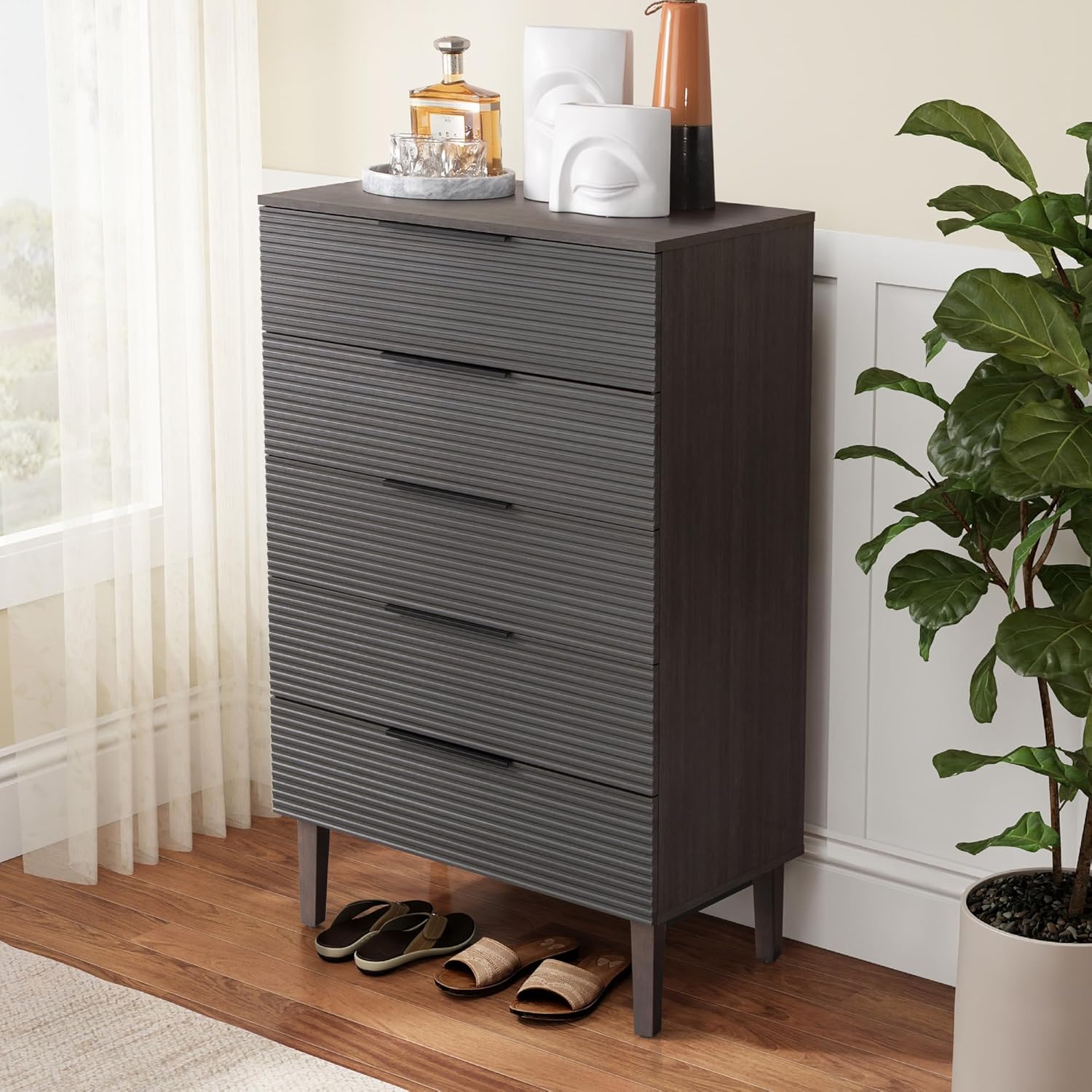 48 Dresser vertical organizer bedroom fabric drawer furniture living room