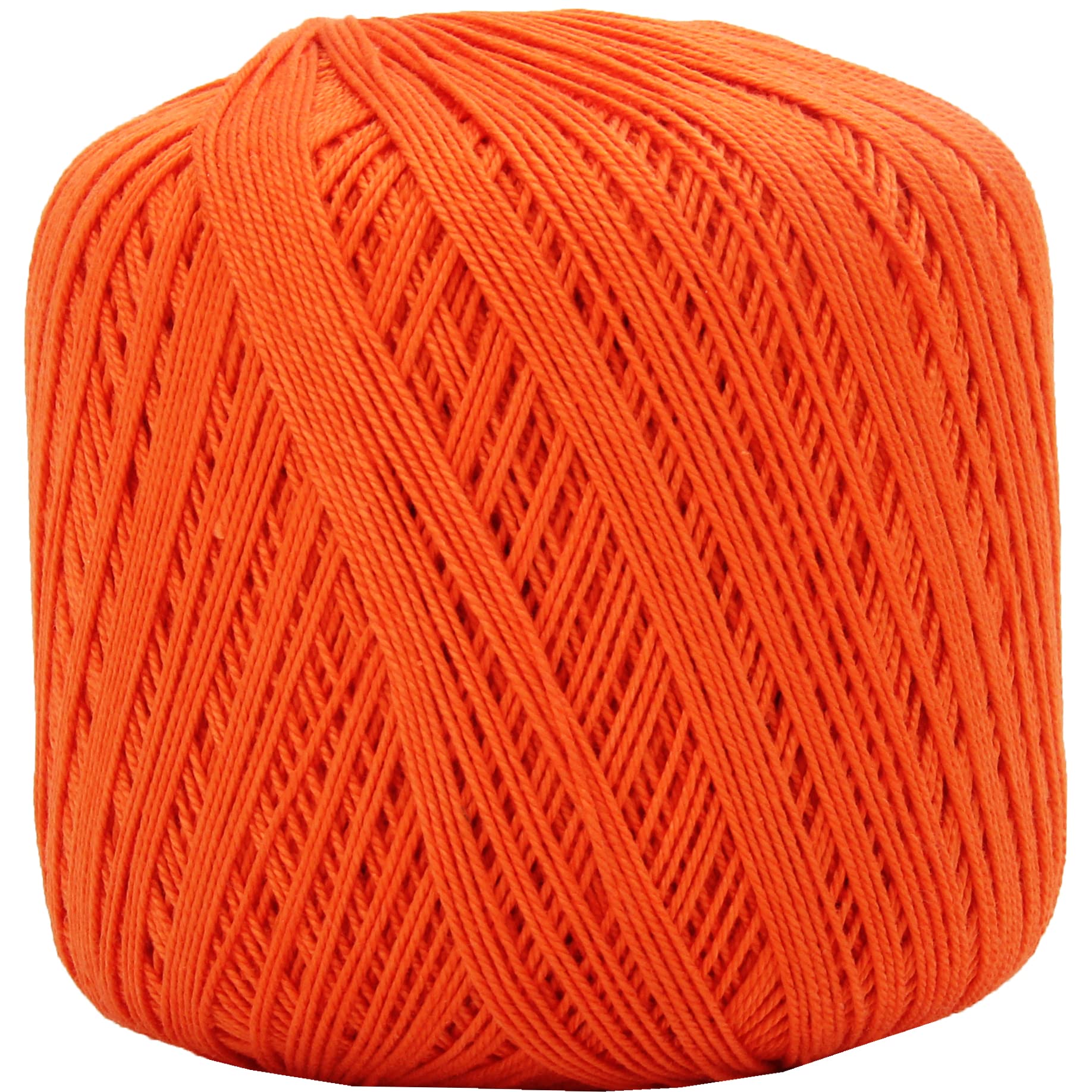 ThreadArt 100% Cotton Crochet Thread Size 3, Orange 3510