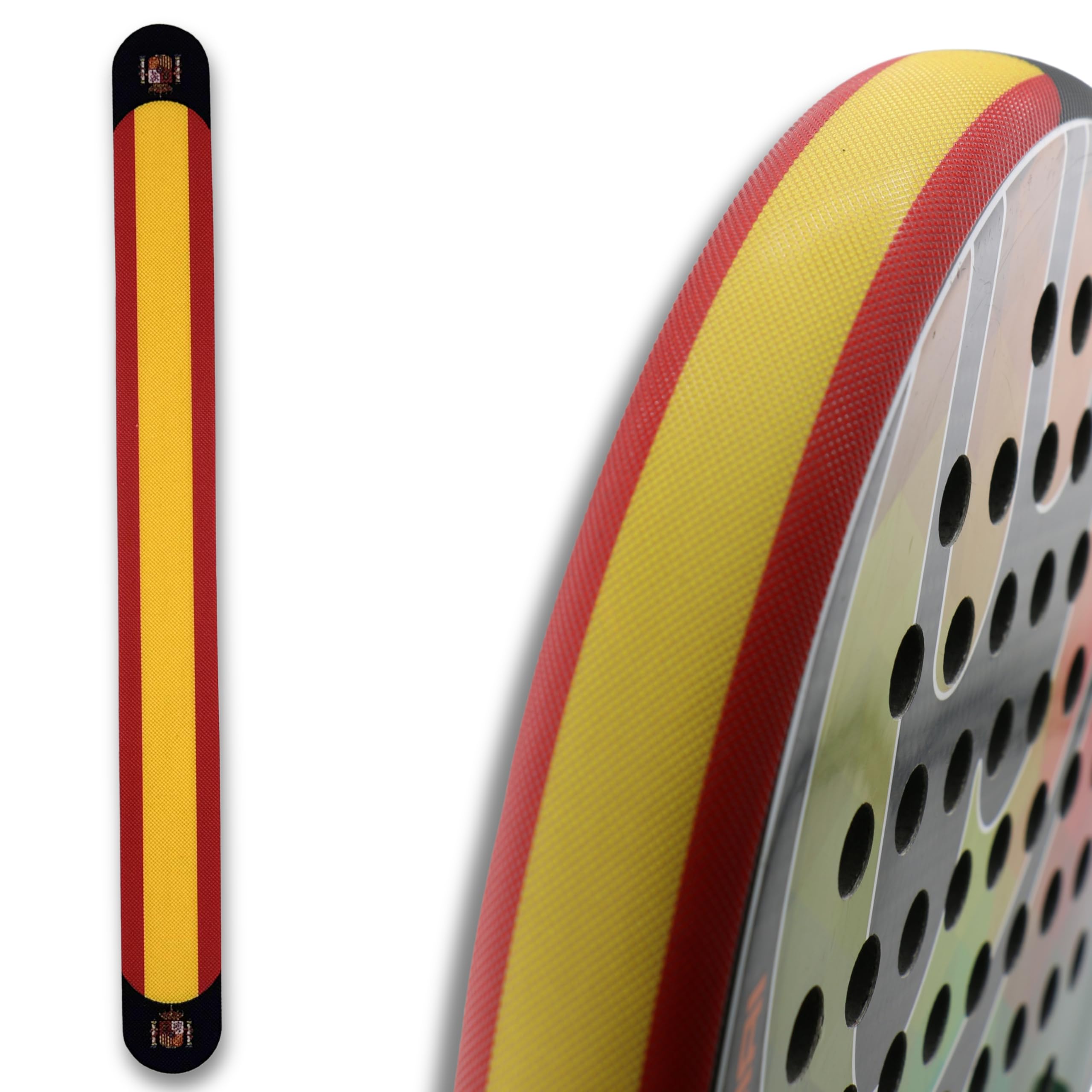 Protector Pala de Padel Ligero Bandera España 35x370mm con Limpiador