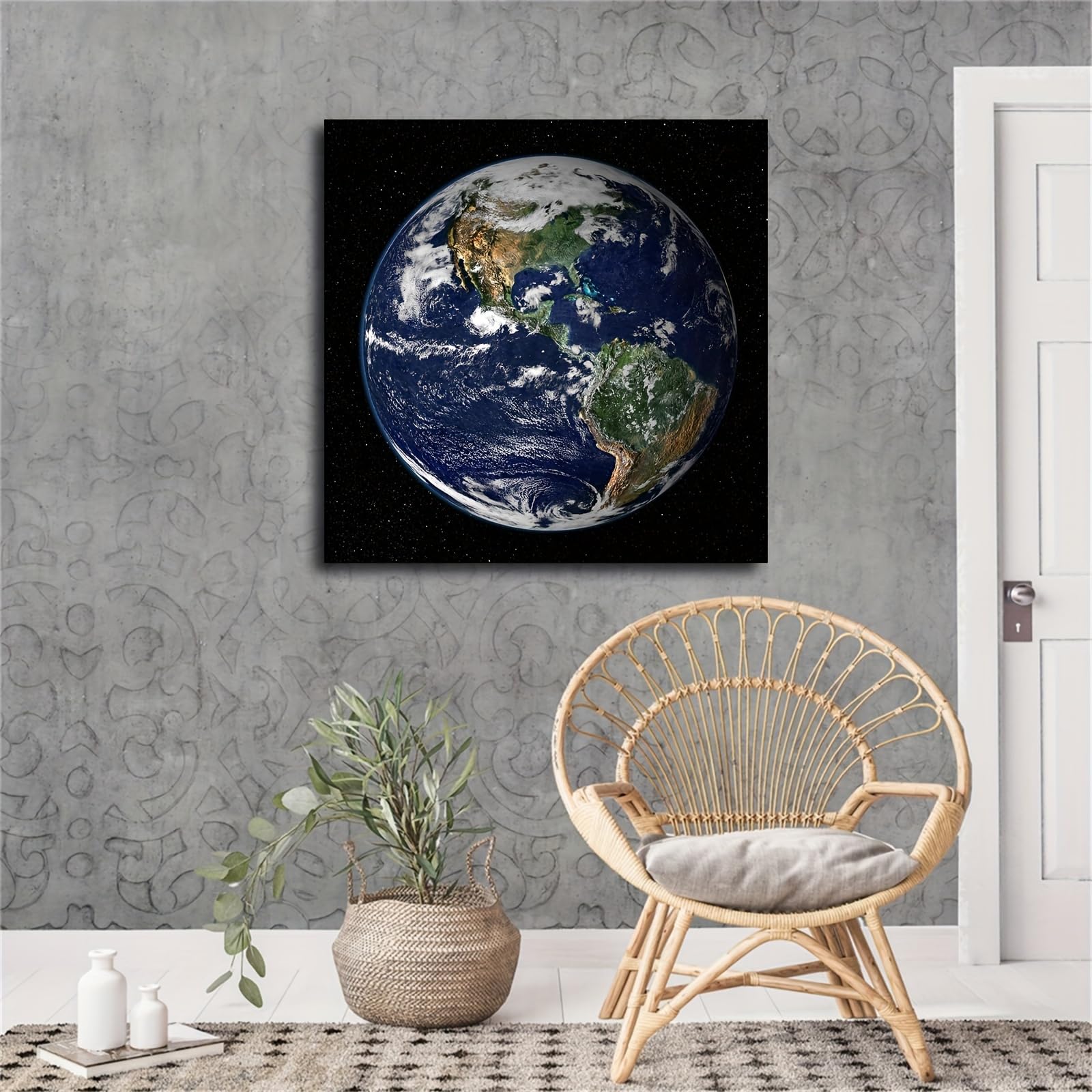Amazon.com: Beautiful Pic of Earth From Space Clear Scientific