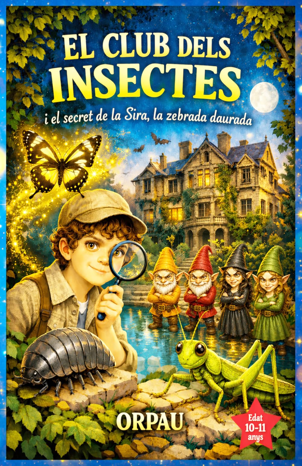 EL CLUB DELS INSECTES i el secret de la Sira, la zebrada daurada