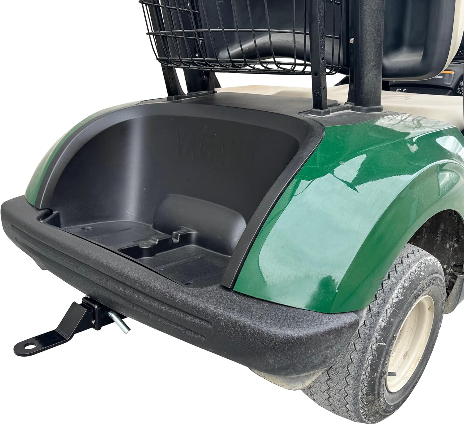 Huskey Parts Company Heavy Duty Golf Cart Trailer Hitch for Yamaha Drive 2 2017-Up, Frame Mounted