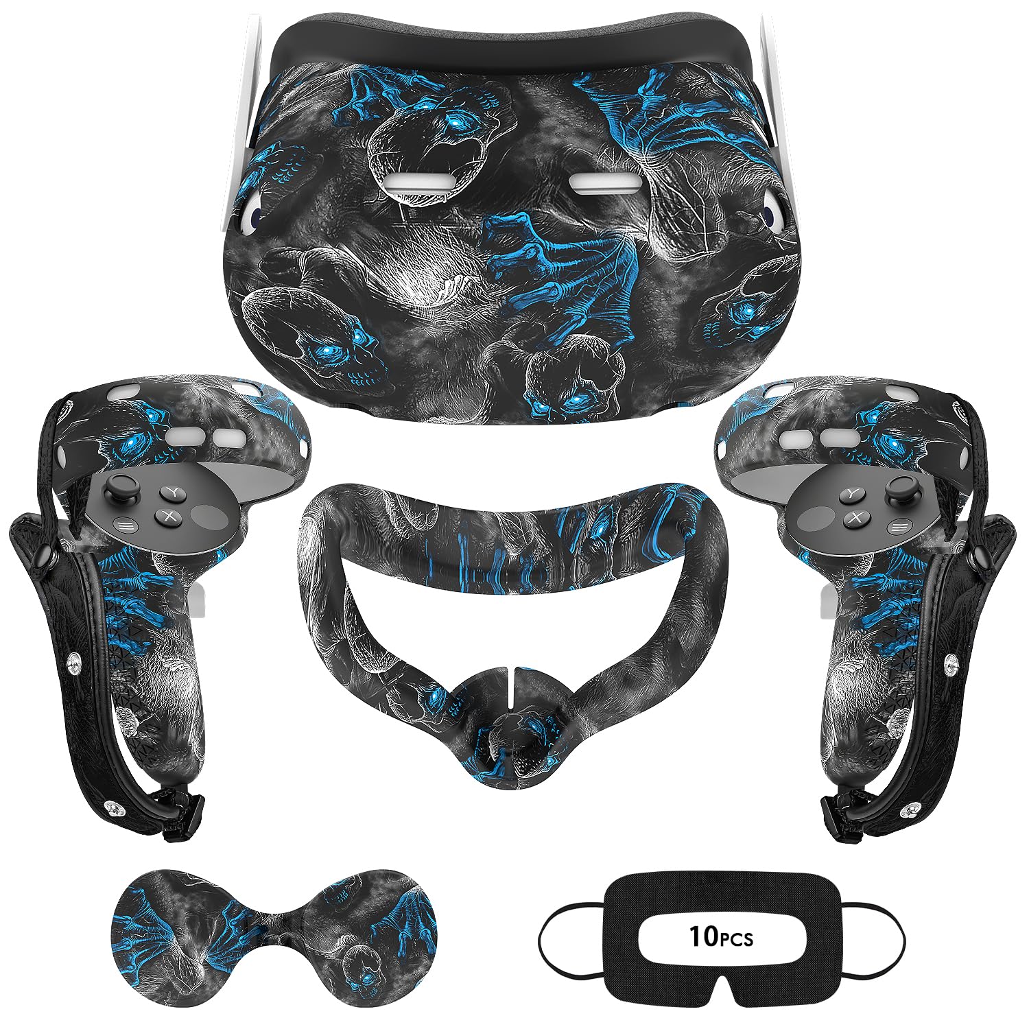 Sweat-proof Face Cover Oculus Quest 2 Accessory Set - Silicone Face ...