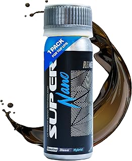 Pro Oil Additive for Car Engine - SuperNano Engine Remetalizer - Engine Flush with Advanced Nanoparticle Technology for Engine Wear Repair and Oil Treatment - Compatible with Gas, Diesel & Hybrid-50g