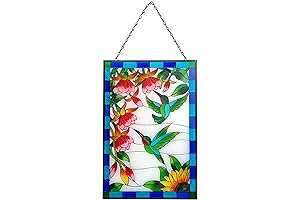 Hummingbird Stained Glass Window Hangings: A Vibrant Addition to Your Home Décor