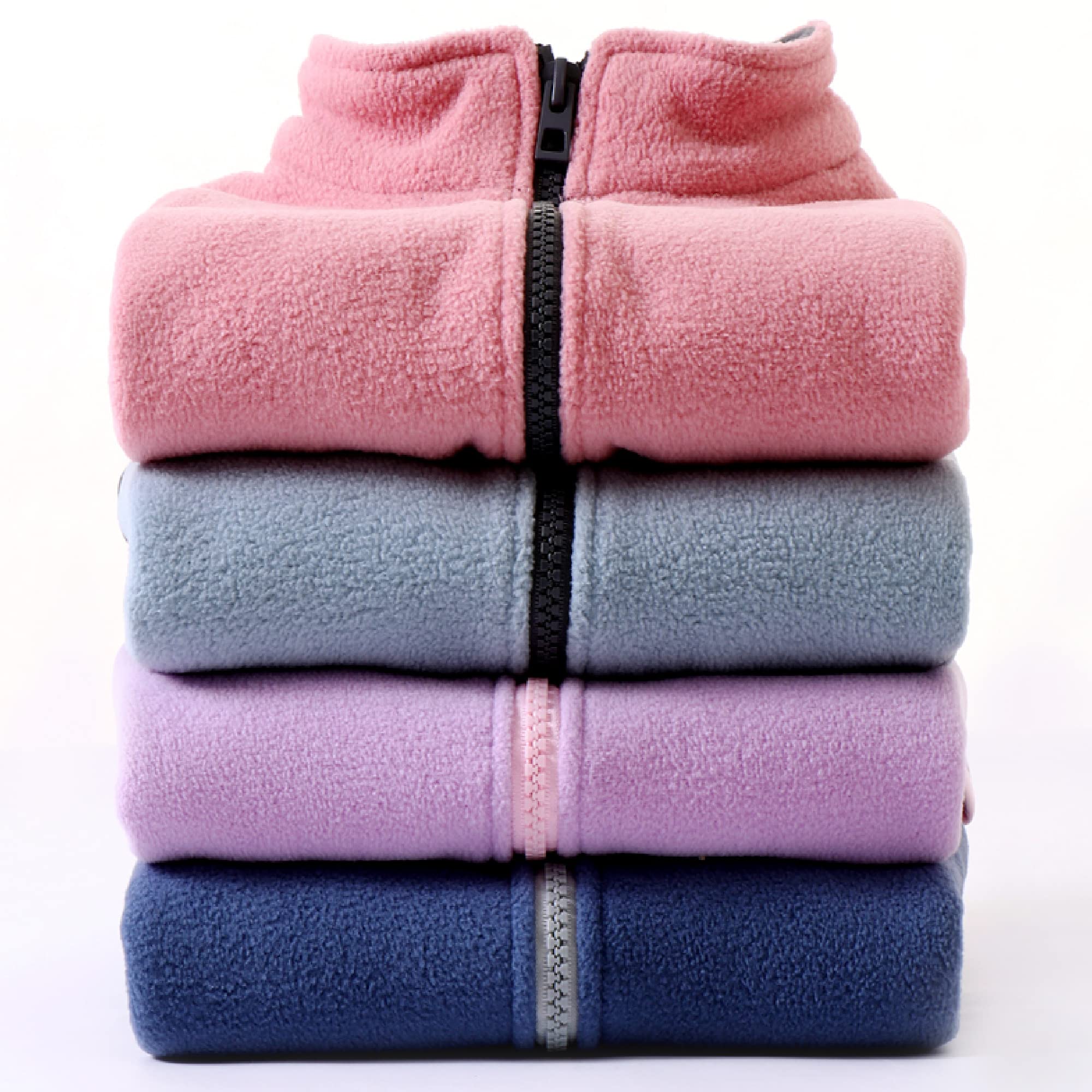 Chaleco de Forro Polar para Niños Otoño Invierno Abrigo de Cálido Niños Niñas Sin Mangas Cremallera Chaqueta