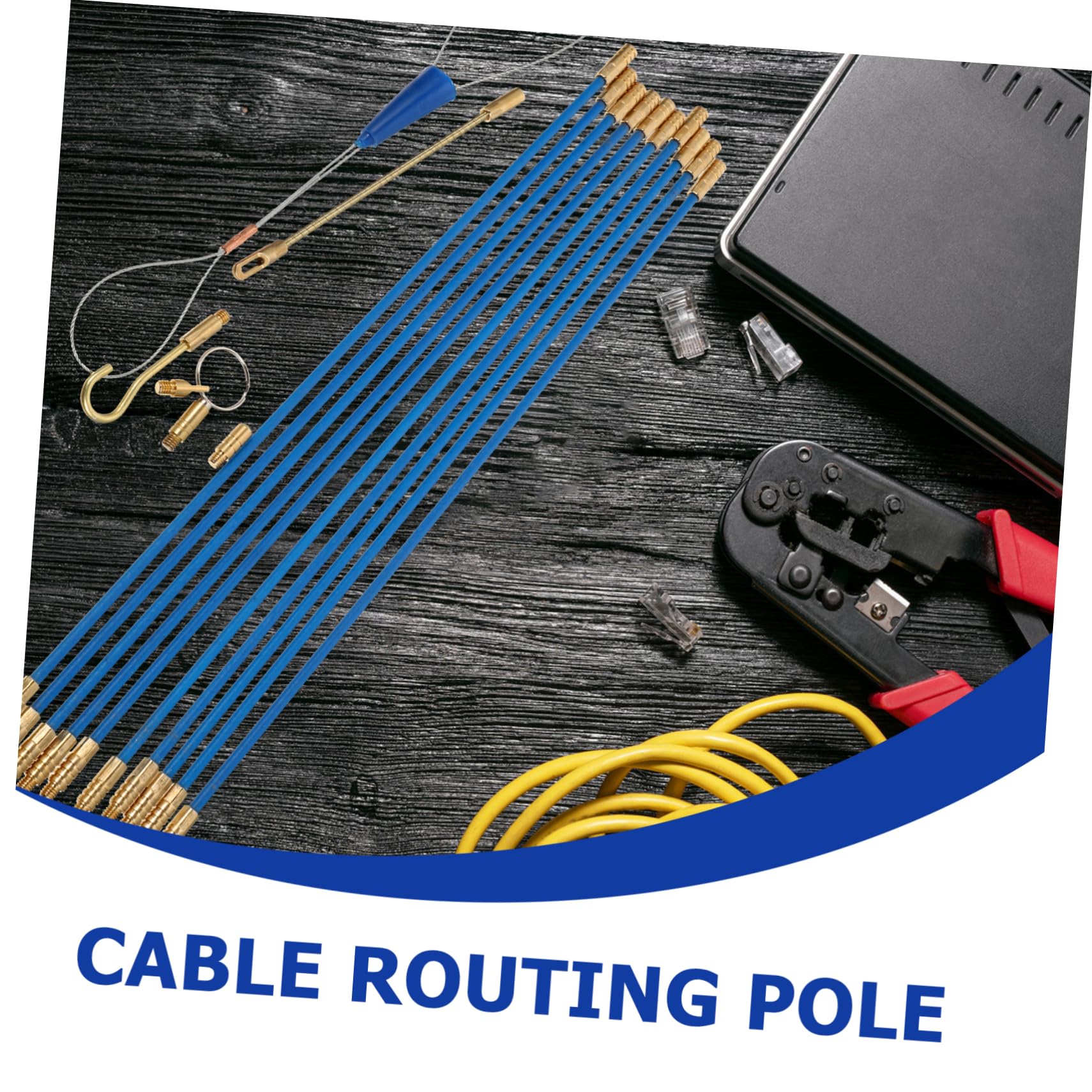 OSALADI 2sätze Kabelziehset Für Elektrische Kabel Teiliges Fiberglas-fischbandset Für Wanddurchführungen Für Elektroinstallationen Unterdecken Und Mehr
