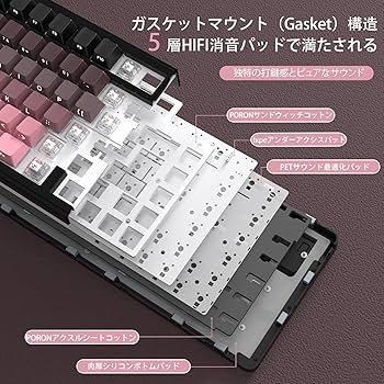 ザク　キーボード Amazon | ATTACK SHARK x AJAZZ X85 ゲーミングキーボード