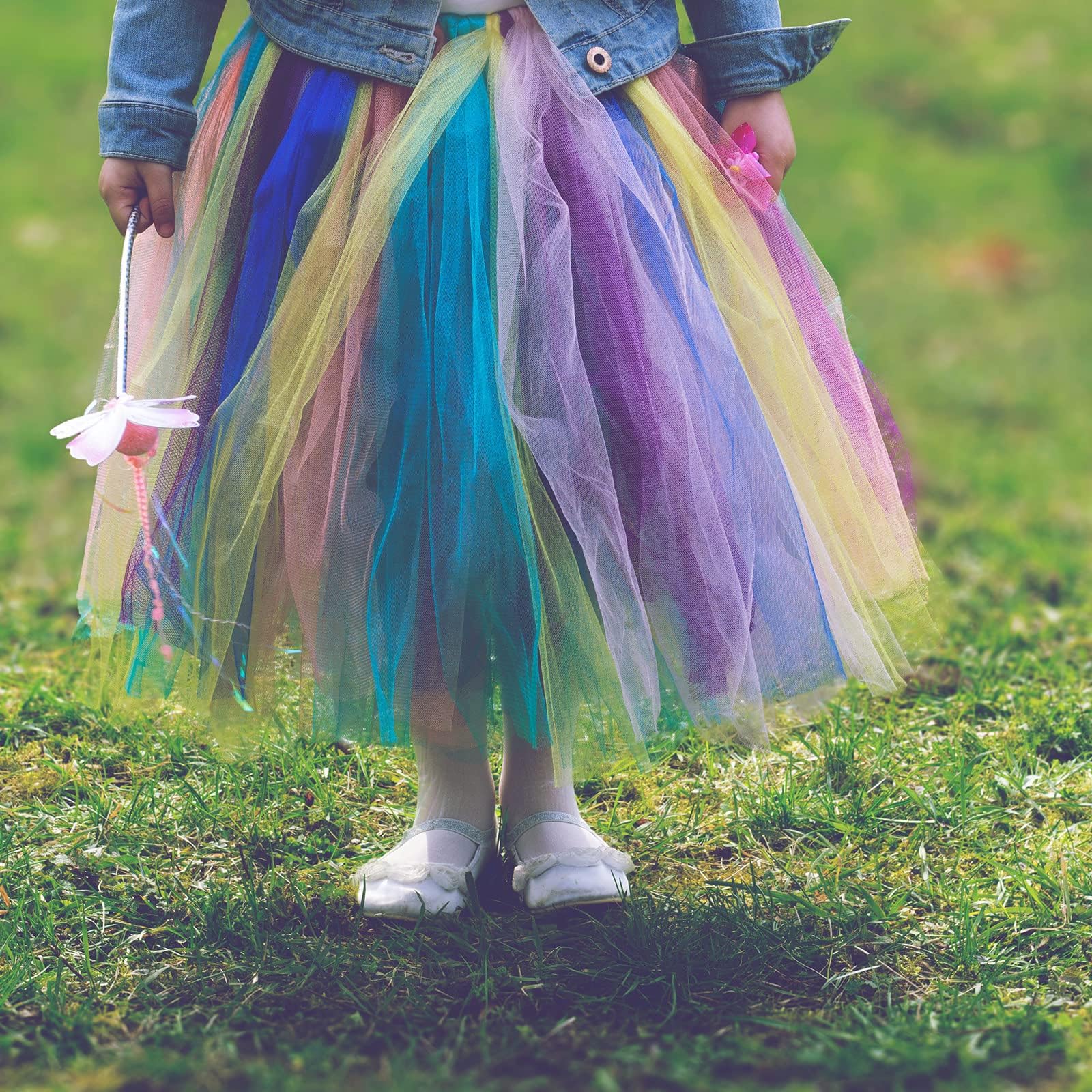 TickiT Large Rainbow Organza Set Of 7 Fabrics | Sensory Play - Tinker - View #2