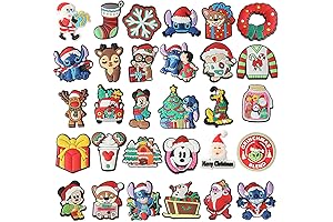 30 60Pcs Christmas Shoe Charms for Crocs