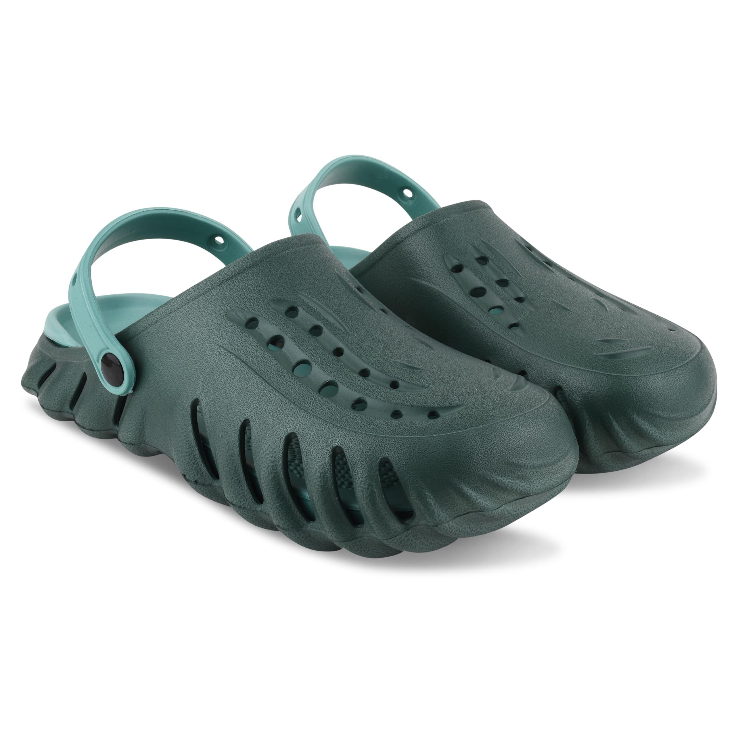 BEONZA Men Comfortable Clogs || Classic Casual Sandals with Adjustable Back Strap for Mens|| Waterproof & Anti Skid Olive (B0CV4BX35S) Amazon Price History, Amazon Price Tracker