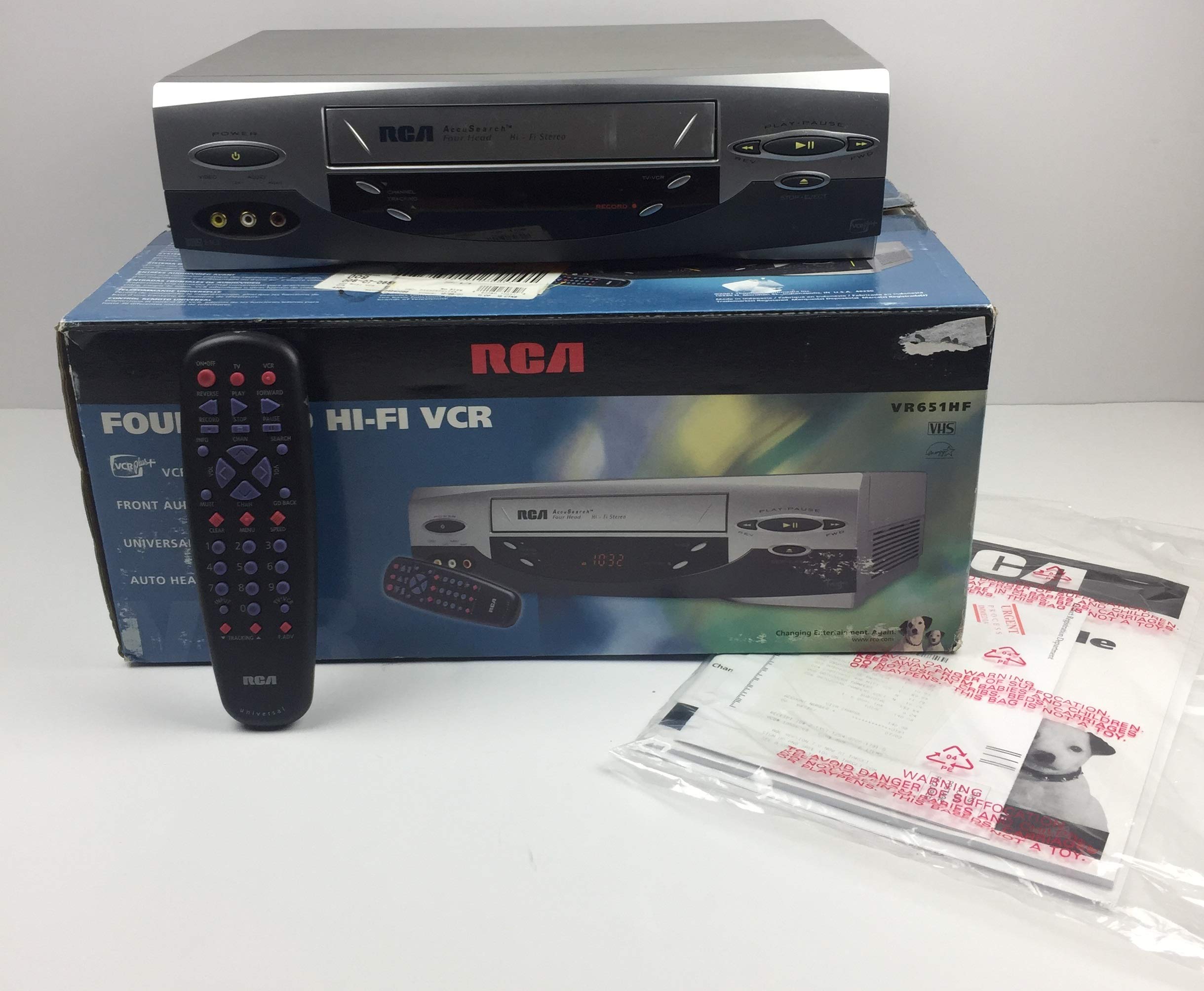 Amazon.com: RCA VR651HF 4-Head Hi-Fi VCR : Electronics