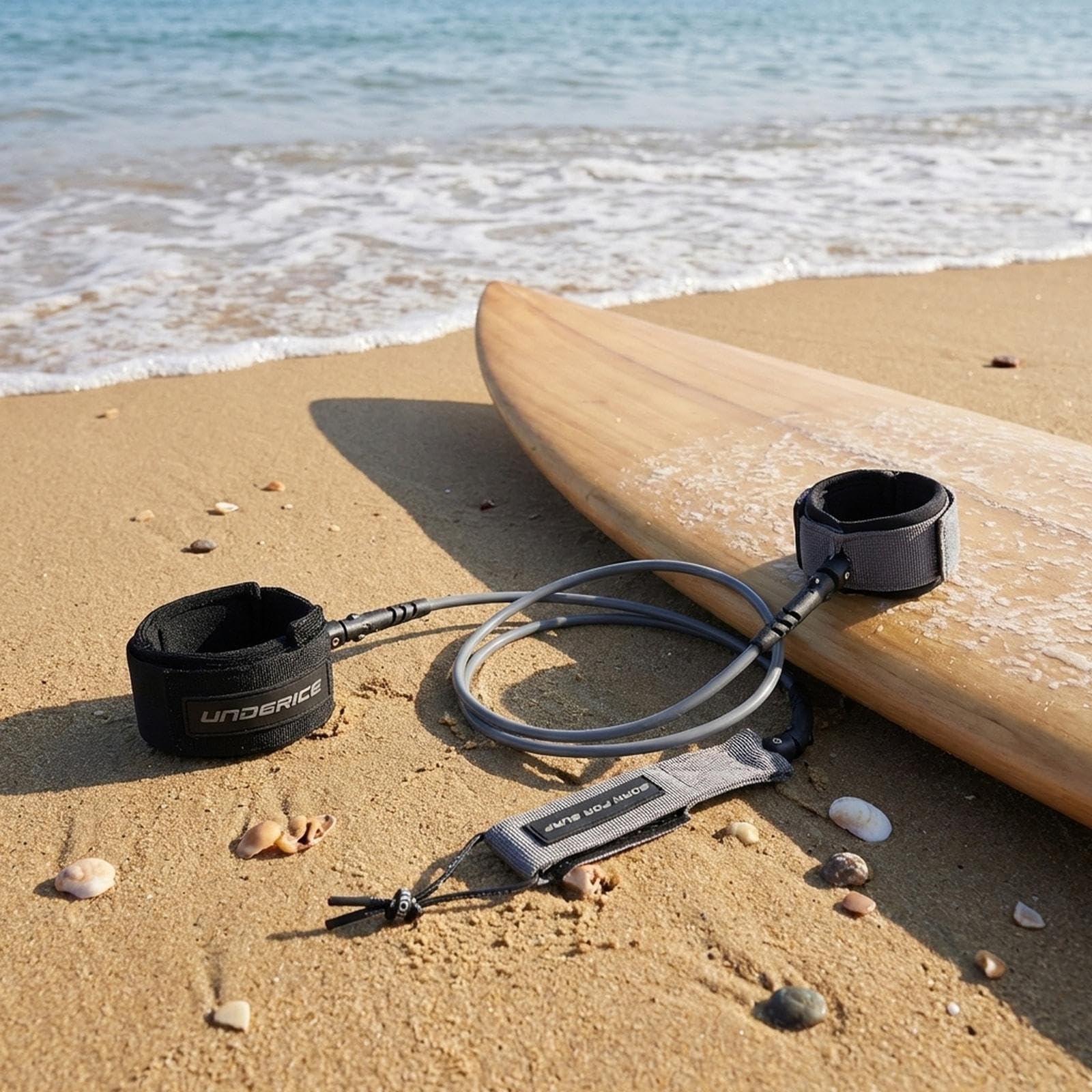 Amagogo Cinghia di in TPU per Tavola da Surf, Cinghia di Ricambio per Tavola da Surf, Cinghia per Gamba E Piede per Skimboard.