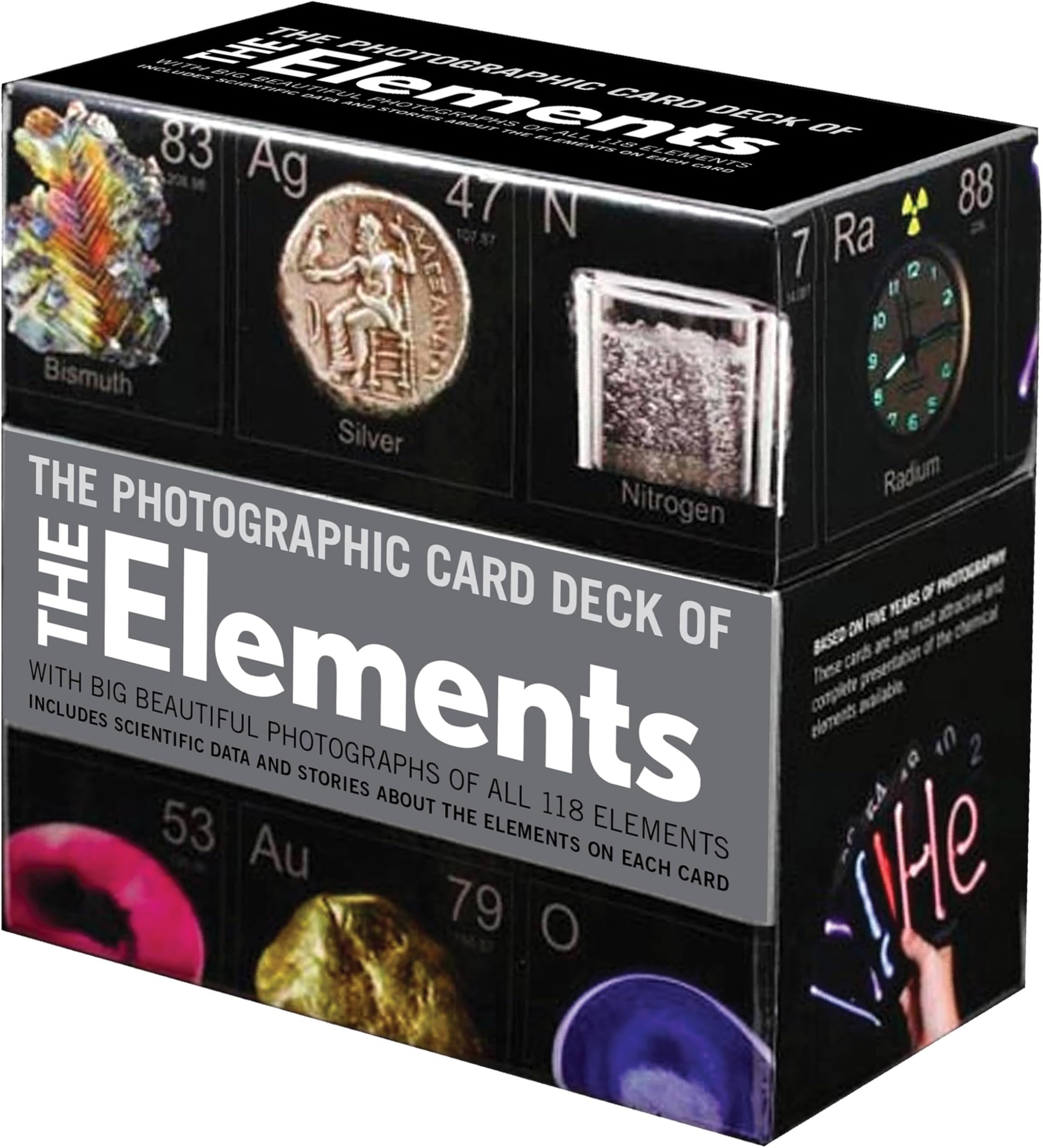 Black Dog & Leventhal Publishers Photographic Card Deck Of The Elements: With Big Beautiful Photographs of All 118 Elements in the Periodic Table