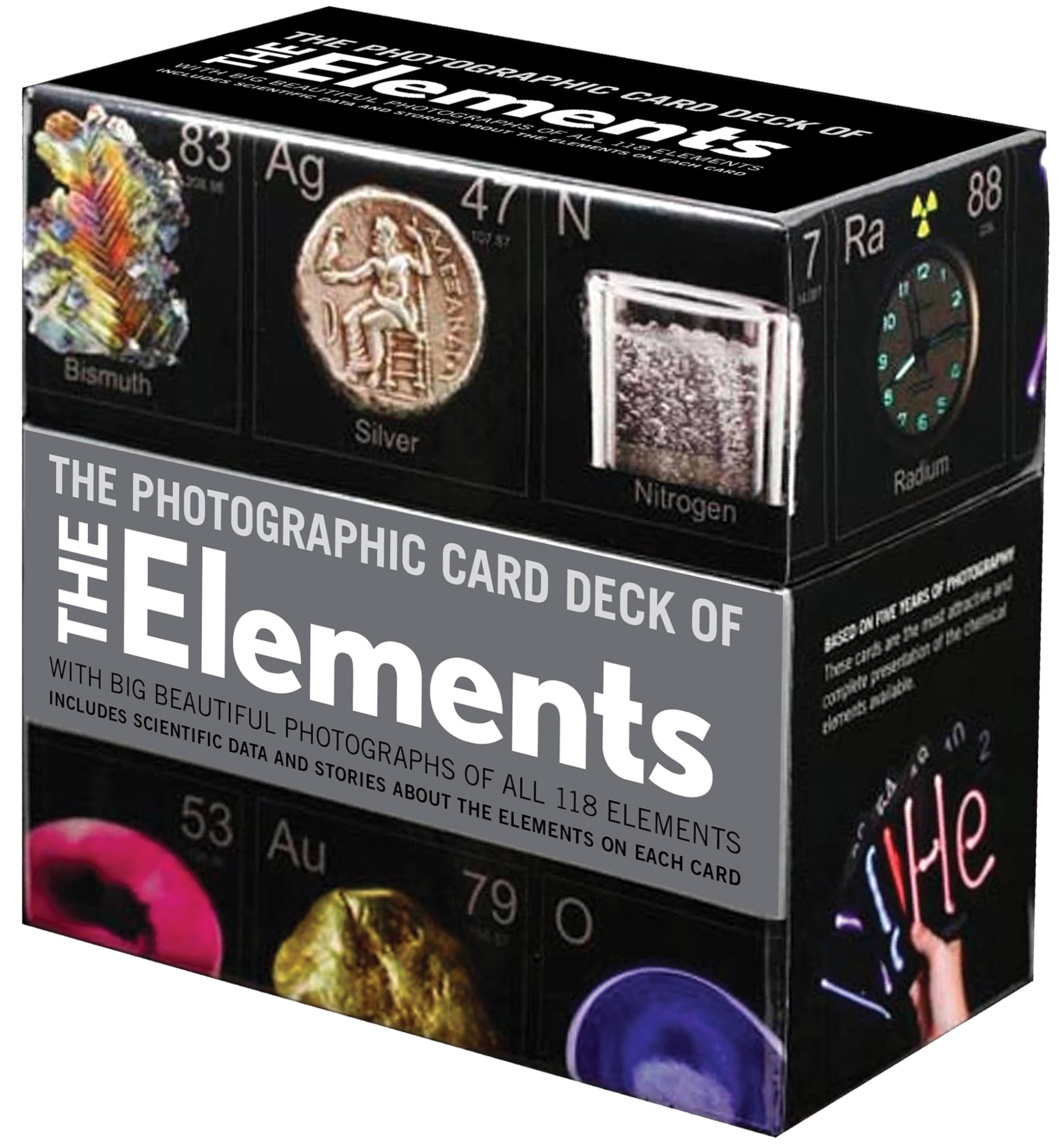 Photographic Card Deck Of The Elements: With Big Beautiful Photographs of All 118 Elements in the Periodic Table (BD&L)