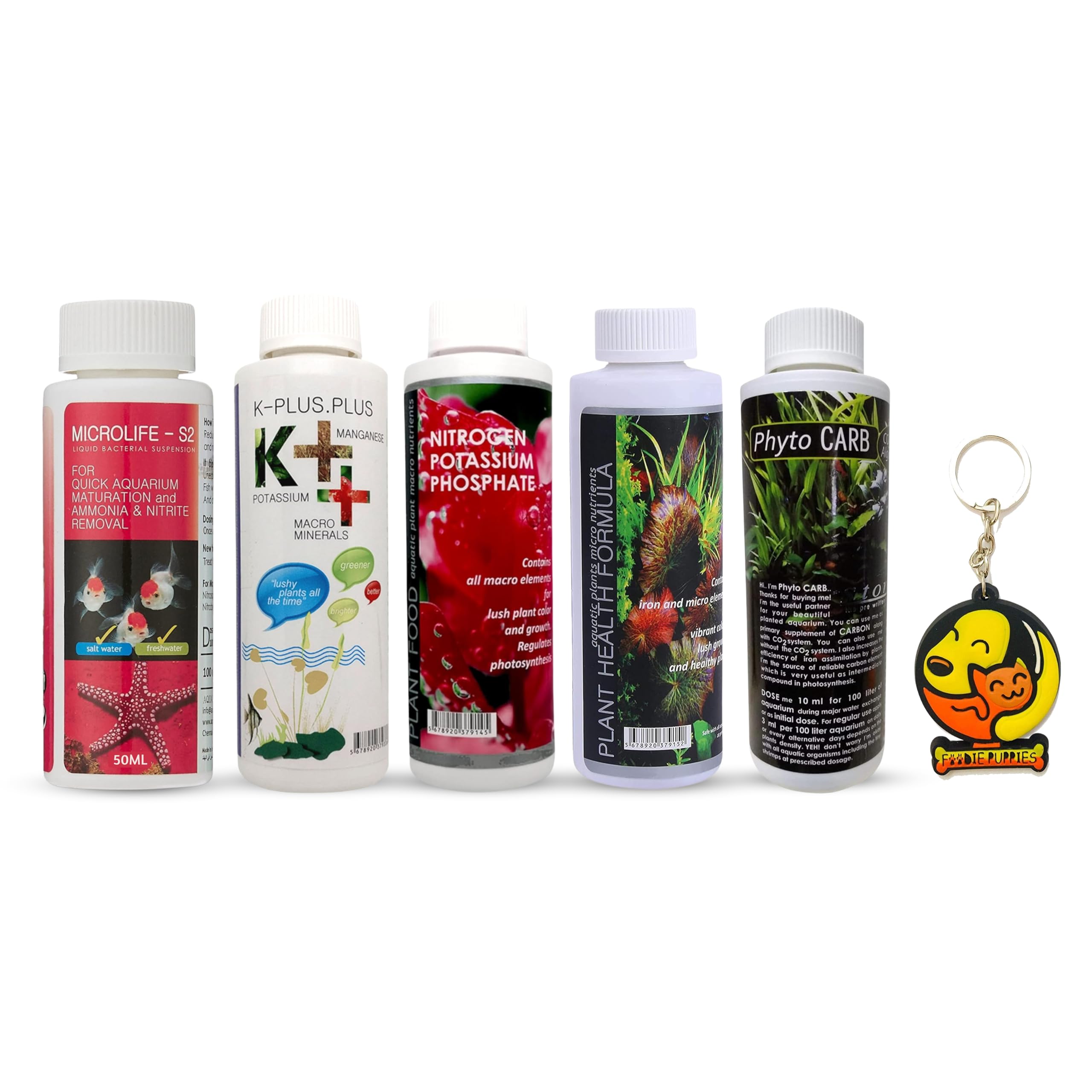 See full amazon price history chart for Foodie Puppies Aquatic Remedies Nano Planted Tank Beginners Pack Aquarium Plant Fertilizer- (5in1 Nano Kit) with Free Key Ring, 60ml Each Bottle Foodie Puppies Aquatic Remedies Nano Planted Tank Beginners Pack Aquarium Plant Fertilizer- (5in1 Nano Kit) with Free Key Ring, 60ml Each Bottle (B08CDXM7QH) Amazon Price History, Amazon Price Tracker