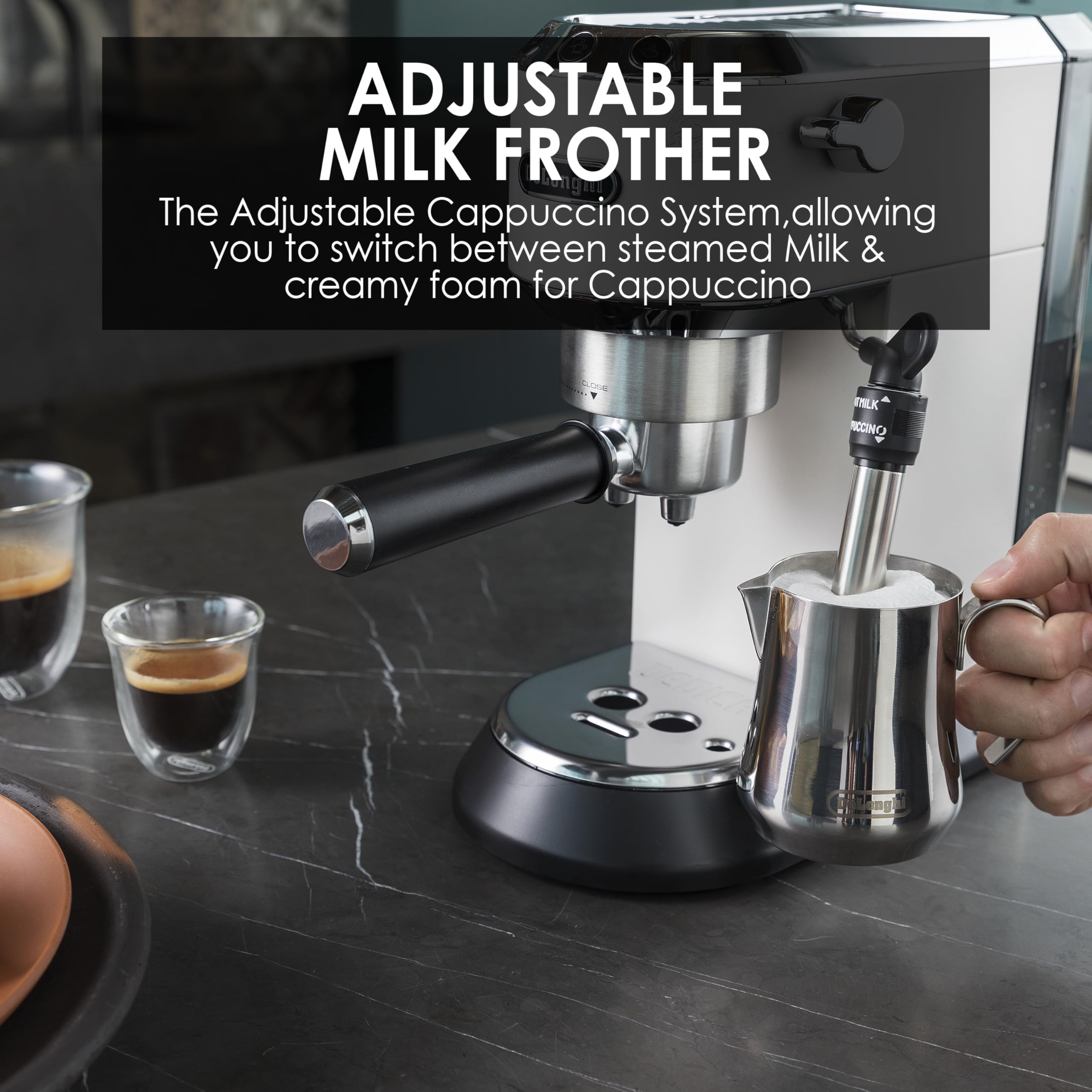 Amazon.co.jp: Delonghi DEDICA 15バー ポンプ エスプレッソマシン