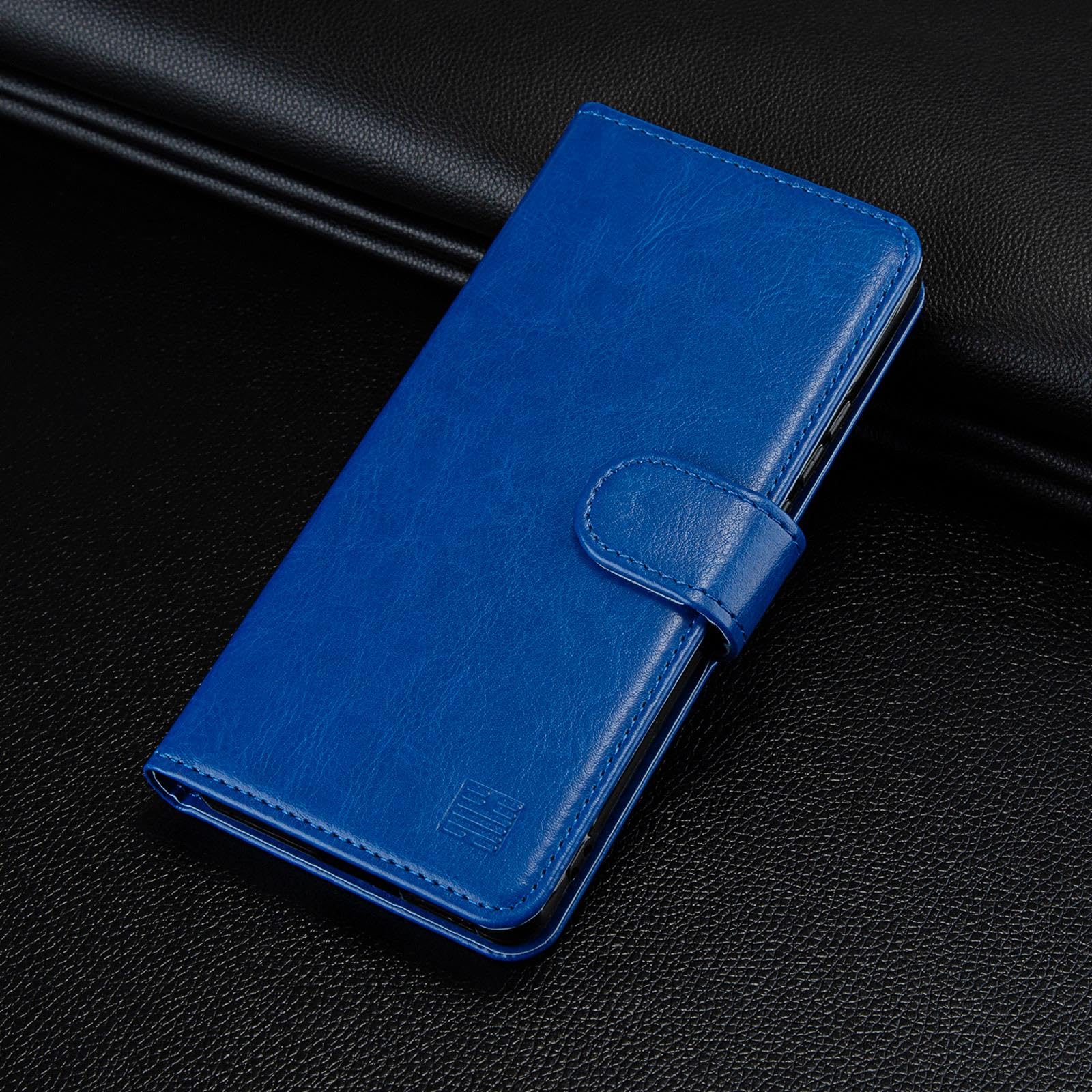 32nd PU Leder Flip Case Für Motorola Moto Edge 40 Neo – Mit RFID-Schutz, Magnetverschluss & Integriertem Standfuß (schwarz)
