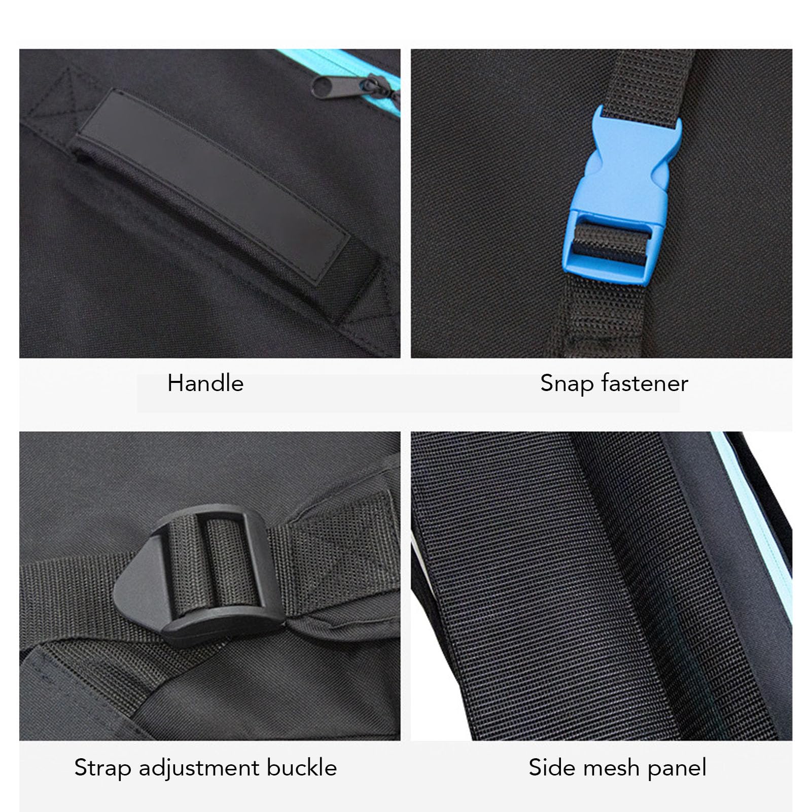 Drfeify Sac à Dos pour Paddle Board, Sac de Transport Gonflable 105 L, Tissu Oxford 108D, Panneaux d'aération en, Bretelles Réglables, Rangement de Voyage pour Sports Nautiques
