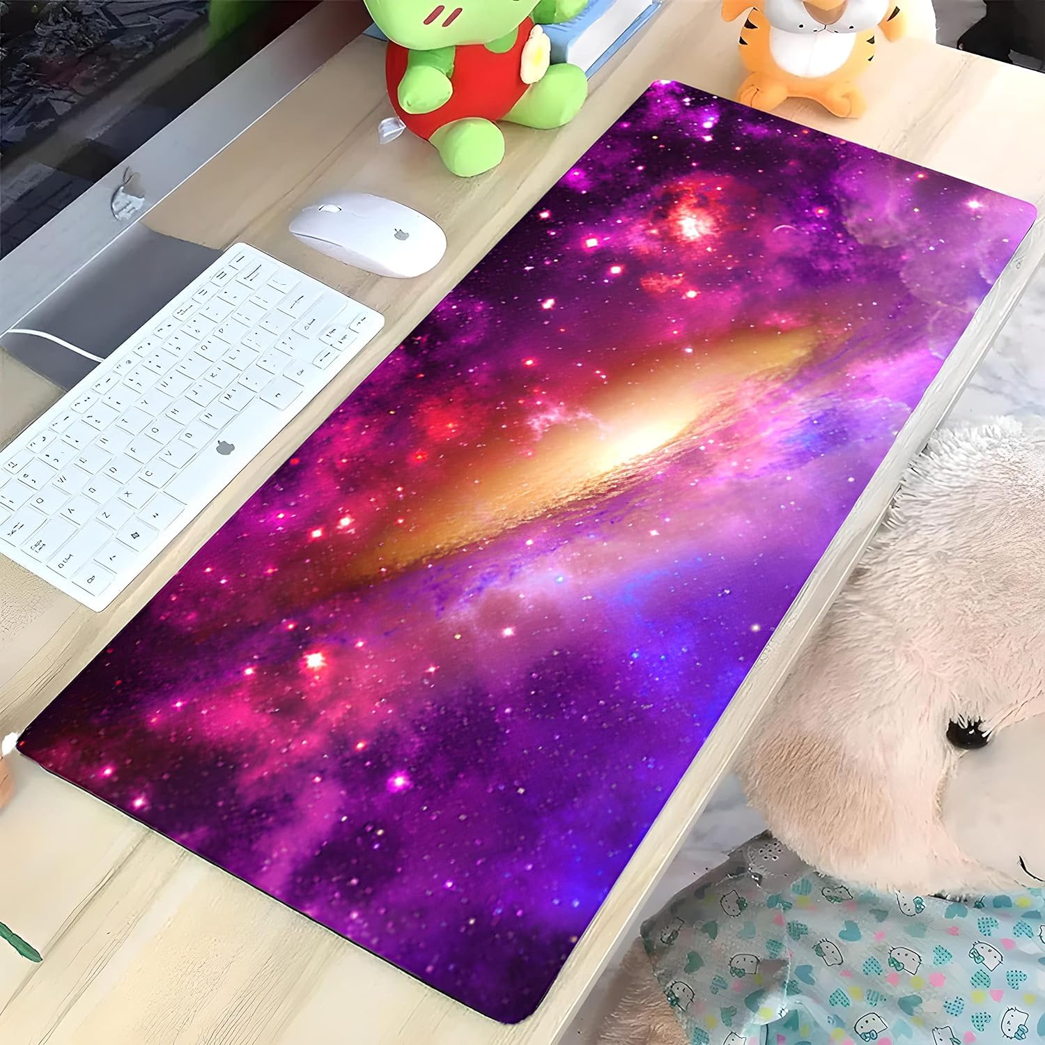 Tappetino Mouse Gaming XXL - 800x400mm, Motivo Cosmo, Superficie Precisione