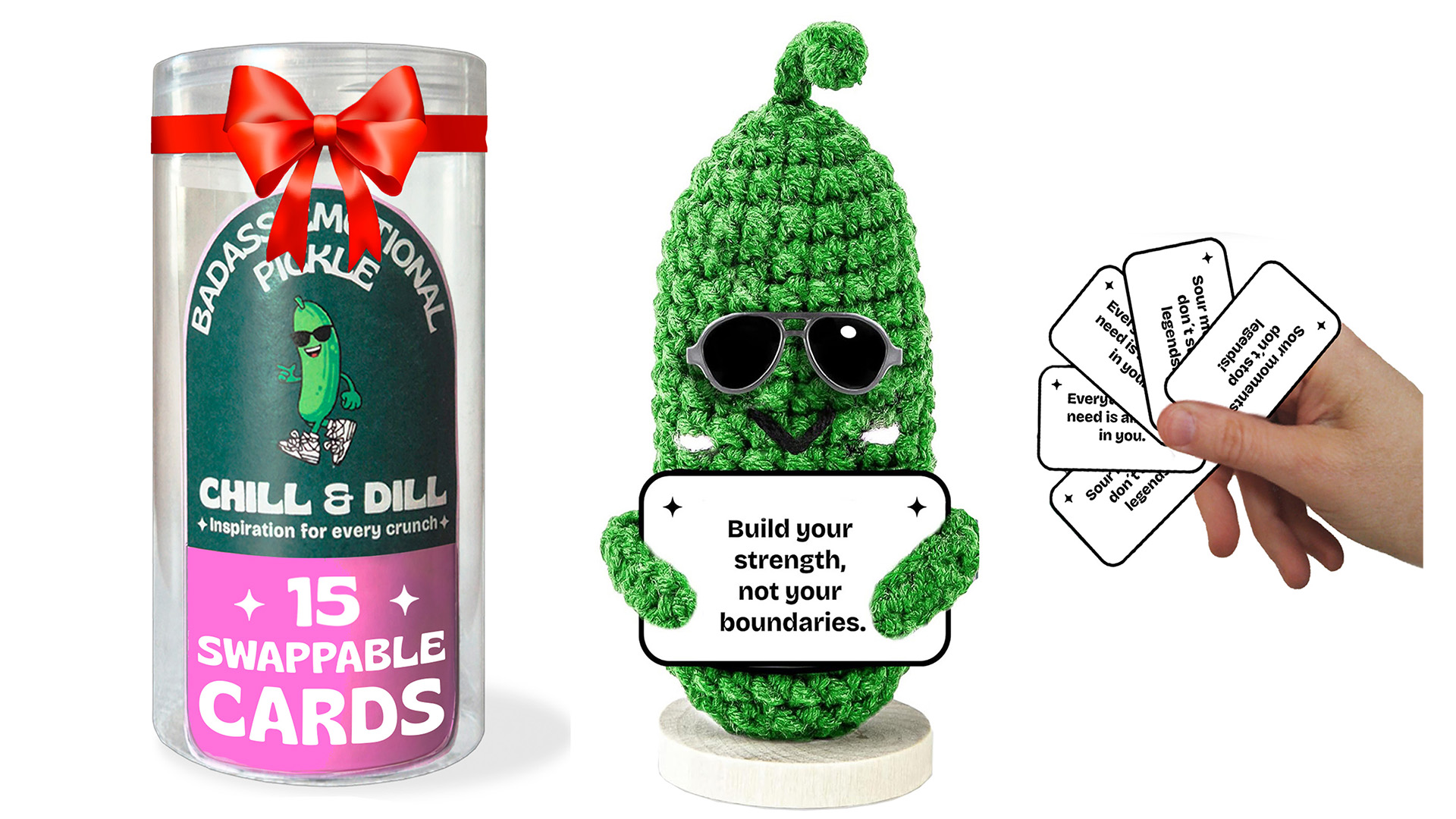 Amazon.com: Almacura Emotional Support Pickle. Premium Handmade