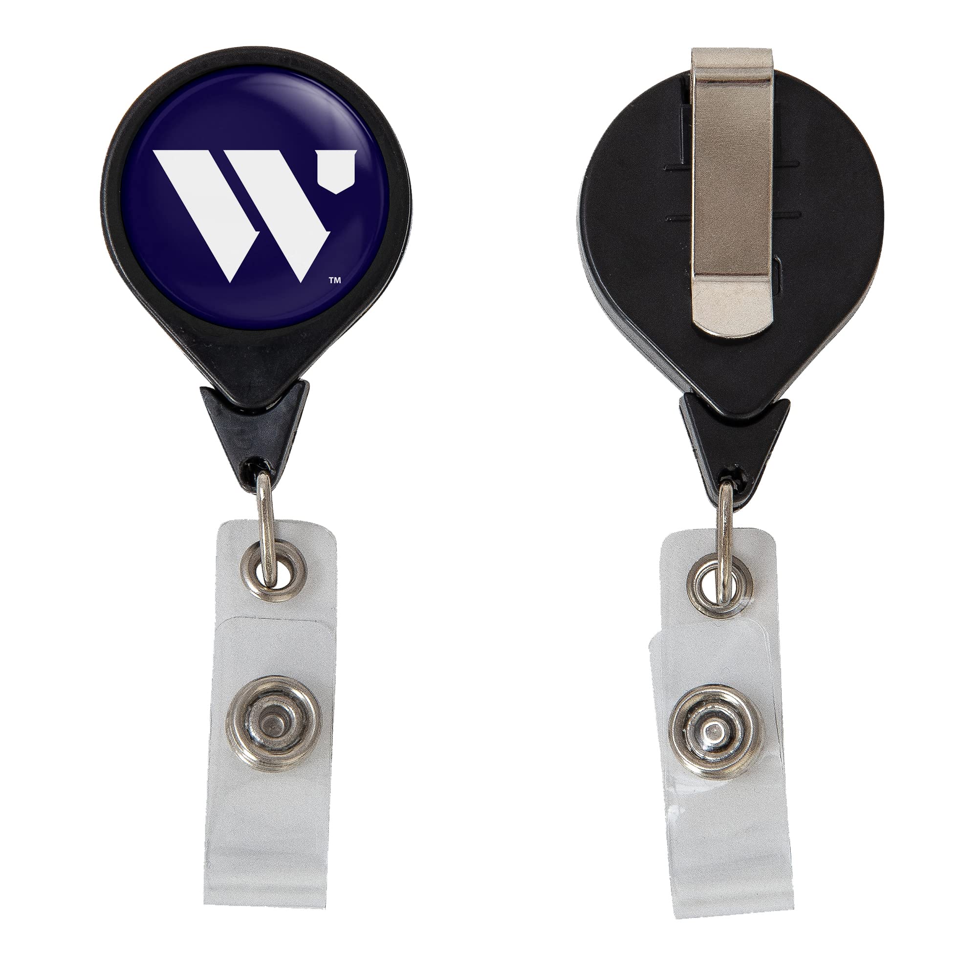 Desert Cactus Westminster College Retractable Badge Holder Griffins ID Reel with Ticket Clip for Lanyard, Work, School & Office Access