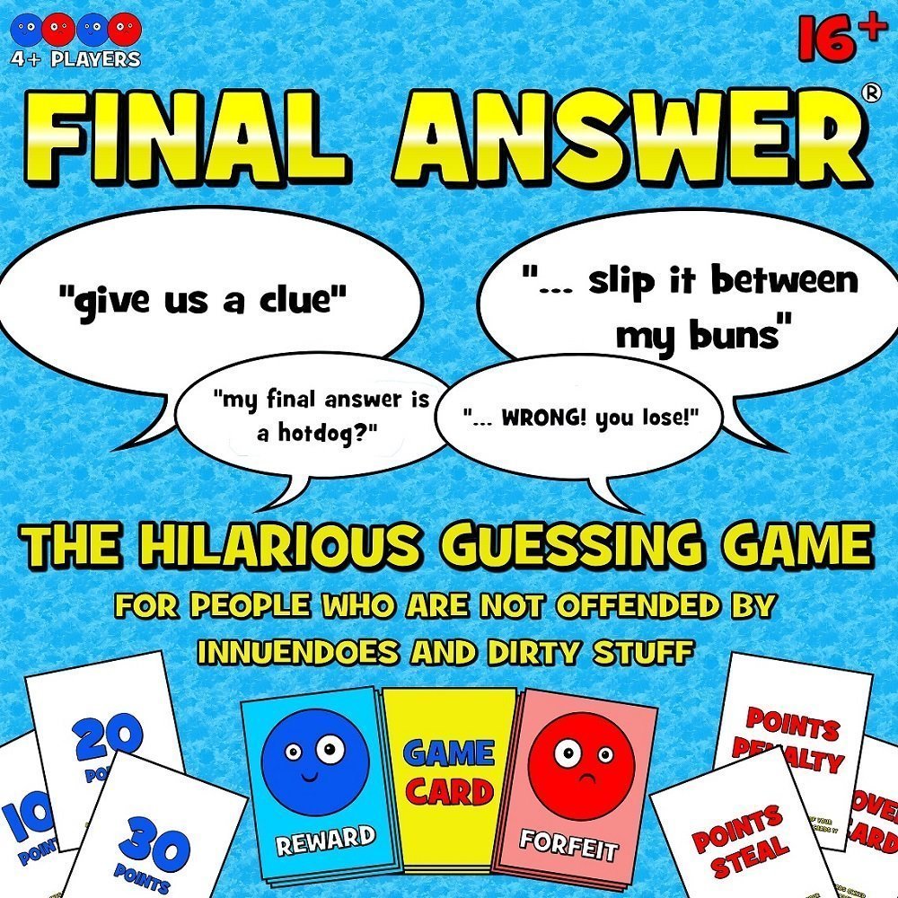 Mirror Image Games Final Answer The Hilarious Guessing Game For People Who Are Not Offended By Innuendoes And Dirty Stuff