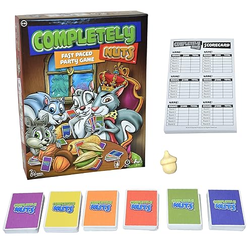 Squirrel Products Completely Nuts Fast Paced Party Game, Card Game