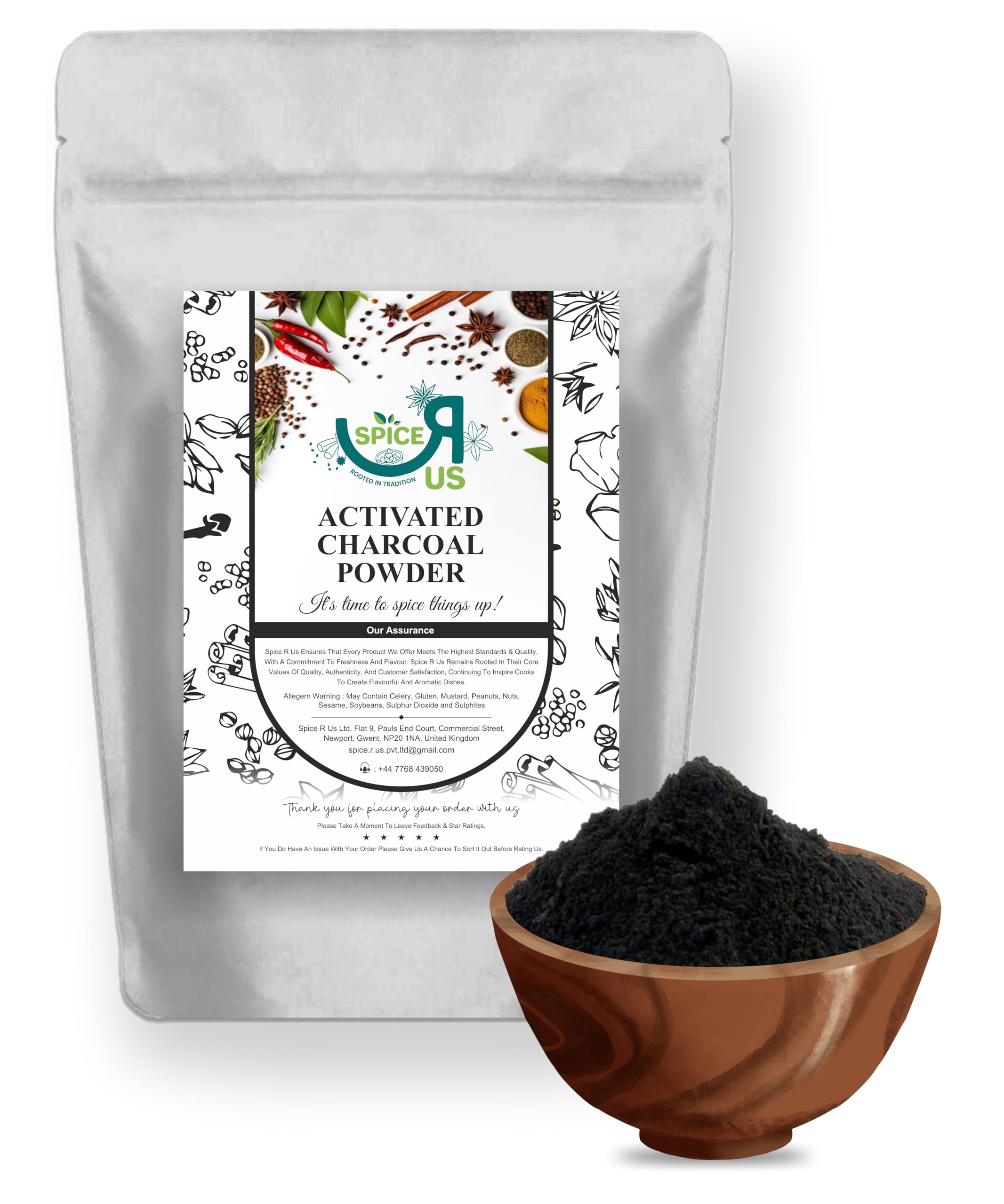 Activated Charcoal Powder Natural Food Grade Premium Quality 100g