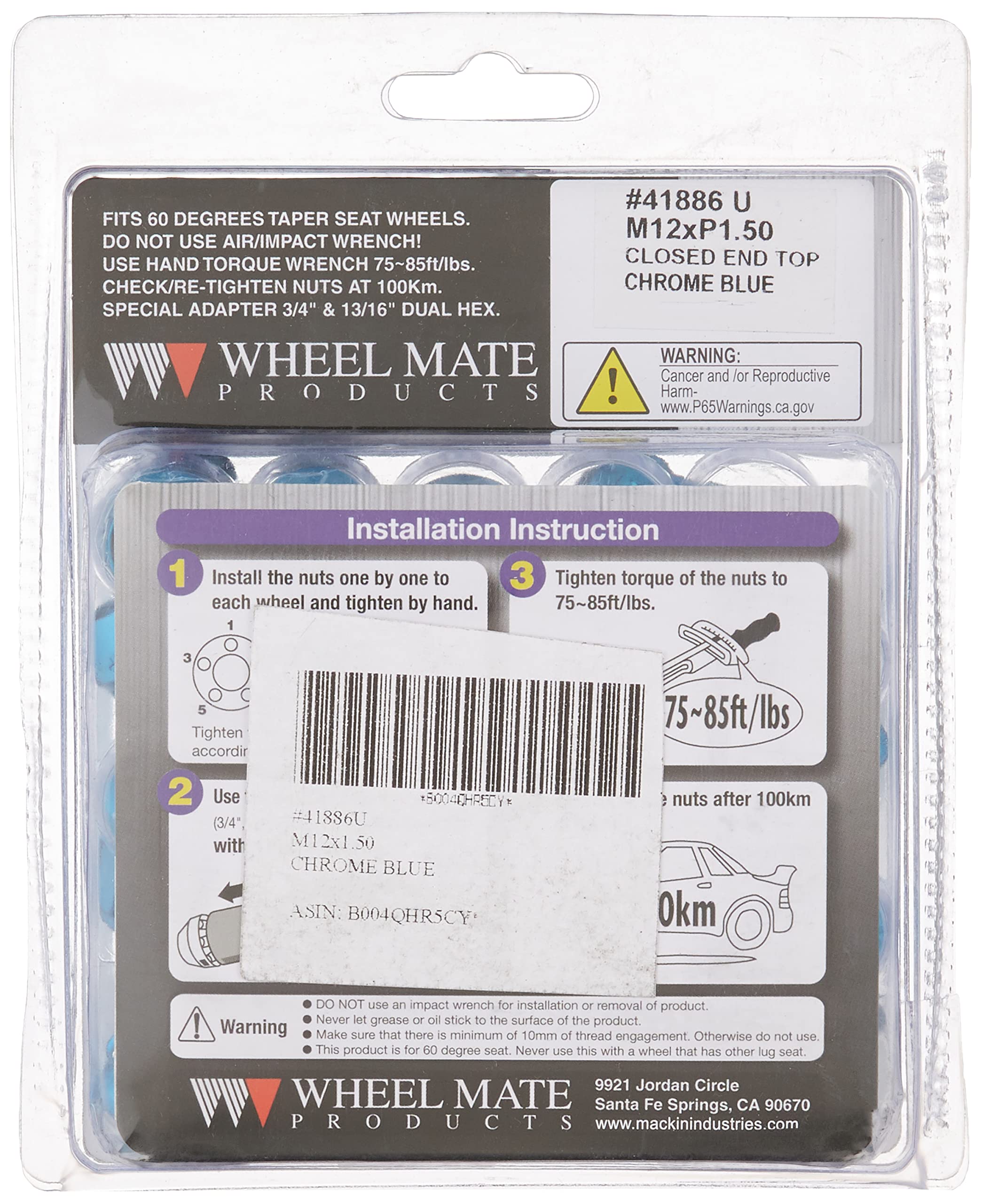 ユキ777 Muteki SR48 Open End Lug Nut Set - M12x1.25