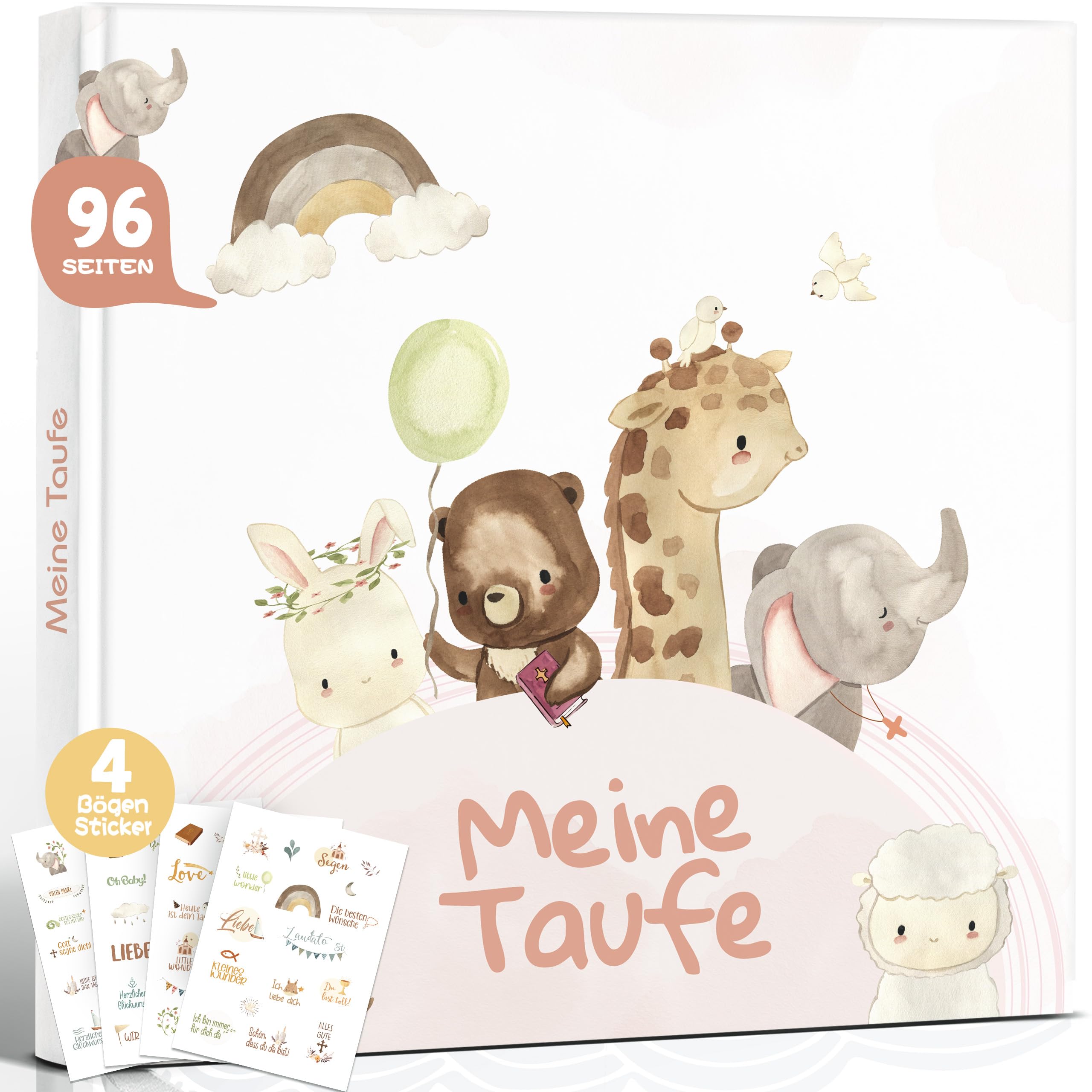 Hyggartn Taufbuch Gästebuch Taufe mit Sticker