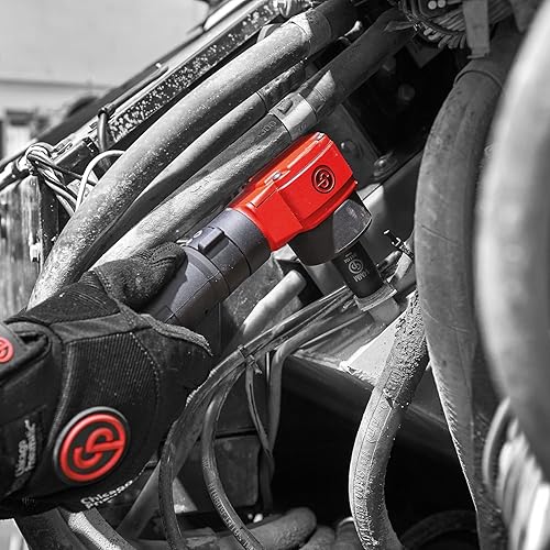 Miniatura 6 de Chicago Pneumatic CP7737 Llave de impacto angular de 12 pulgada, martillo único, accionamiento directo, par máximo de 221 ft.lb, 9000 RPM