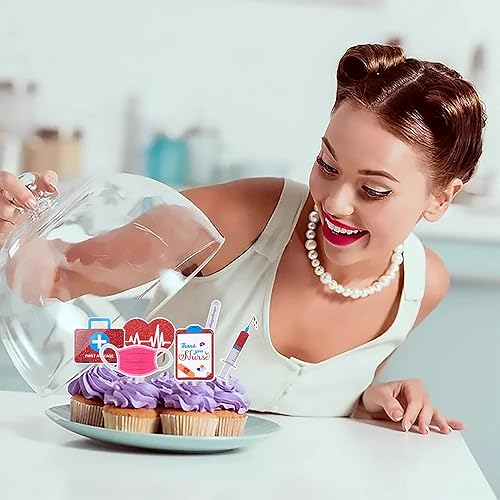 Miniatura 9 de 36 piezas de decoración de cupcakes para enfermera, fiesta de graduación, decoración de pasteles, suministros de fiesta médica, regalos para fiesta